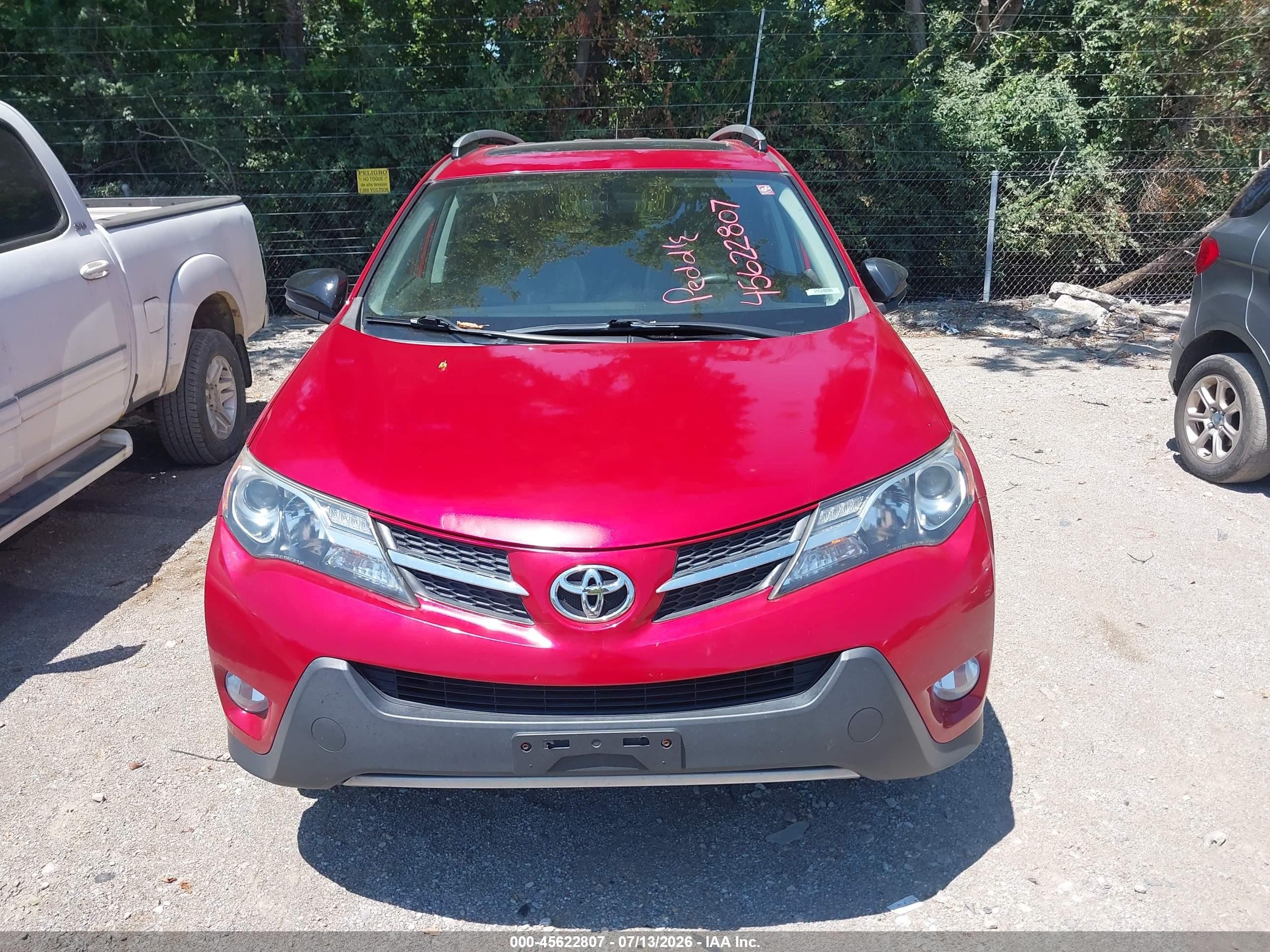 2015 Toyota Rav4 Xle Red vin: 2T3WFREV2FW135793