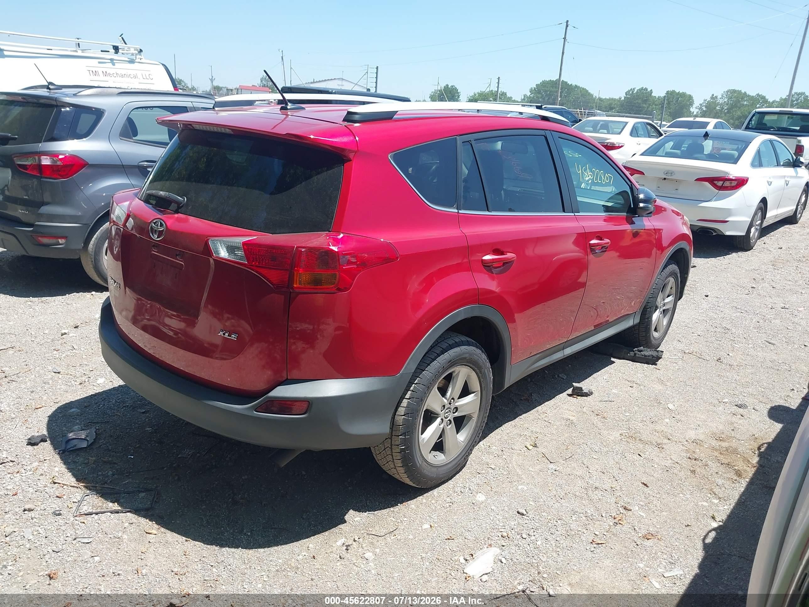 2015 Toyota Rav4 Xle Red vin: 2T3WFREV2FW135793