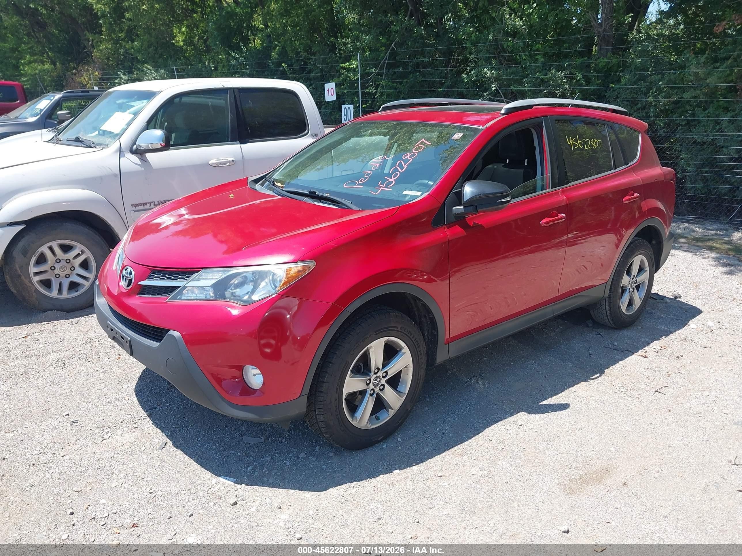 2015 Toyota Rav4 Xle Red vin: 2T3WFREV2FW135793
