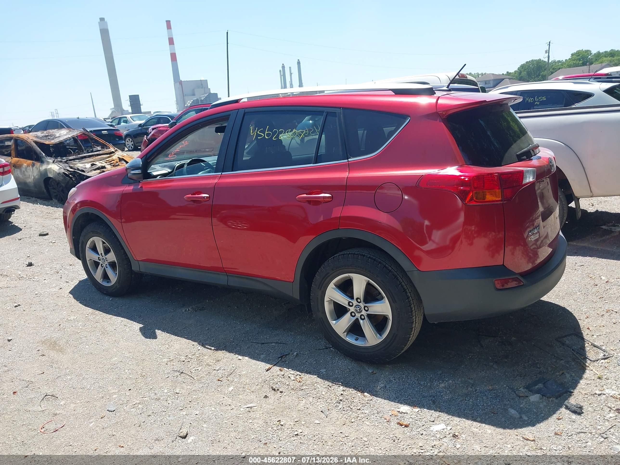 2015 Toyota Rav4 Xle Red vin: 2T3WFREV2FW135793