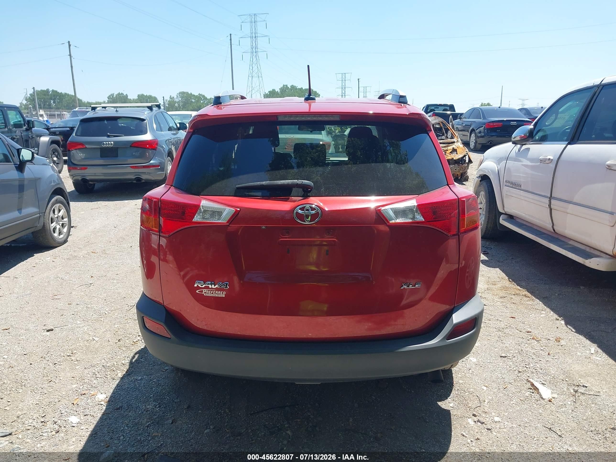 2015 Toyota Rav4 Xle Red vin: 2T3WFREV2FW135793
