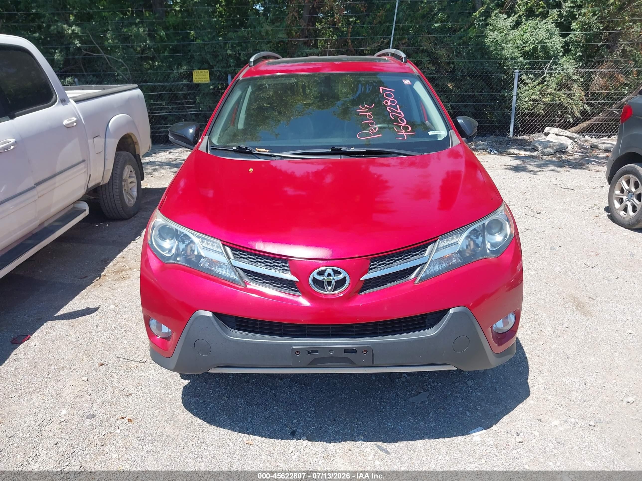 2015 Toyota Rav4 Xle Red vin: 2T3WFREV2FW135793