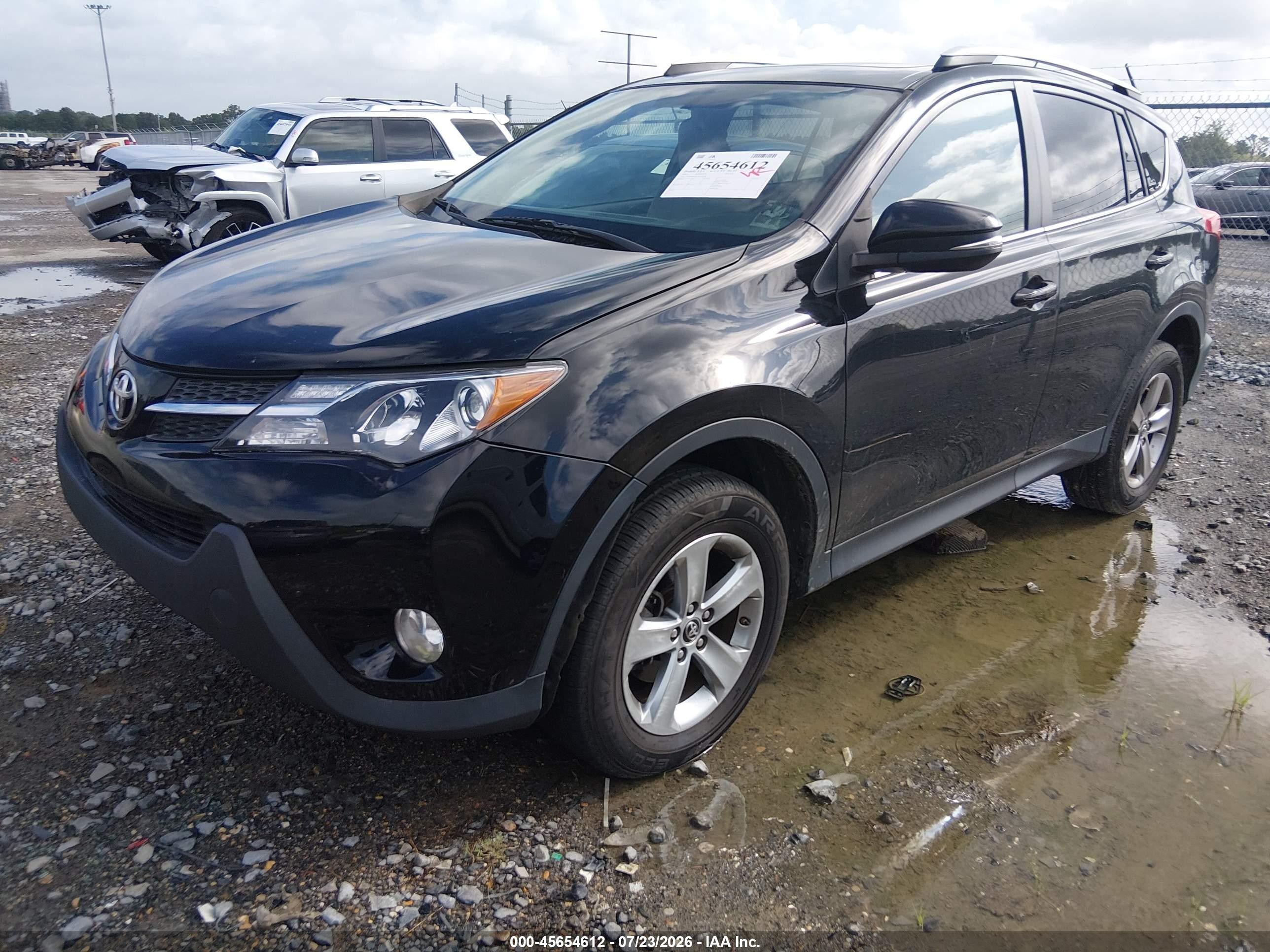 2015 Toyota Rav4 Xle Black vin: 2T3WFREV2FW161648