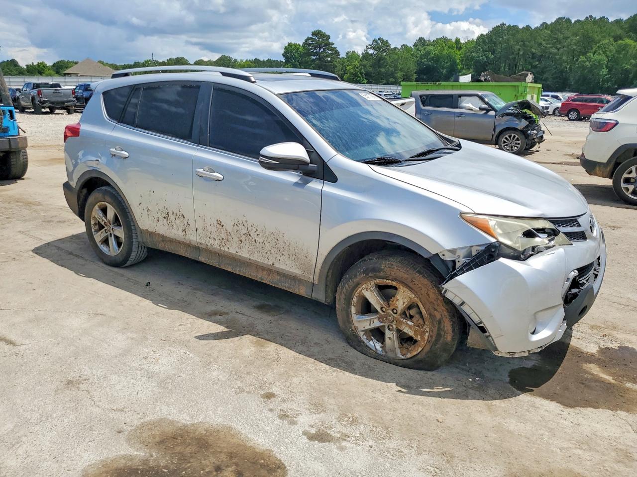 2015 Toyota Rav4 Xle Silver vin: 2T3WFREV2FW164369