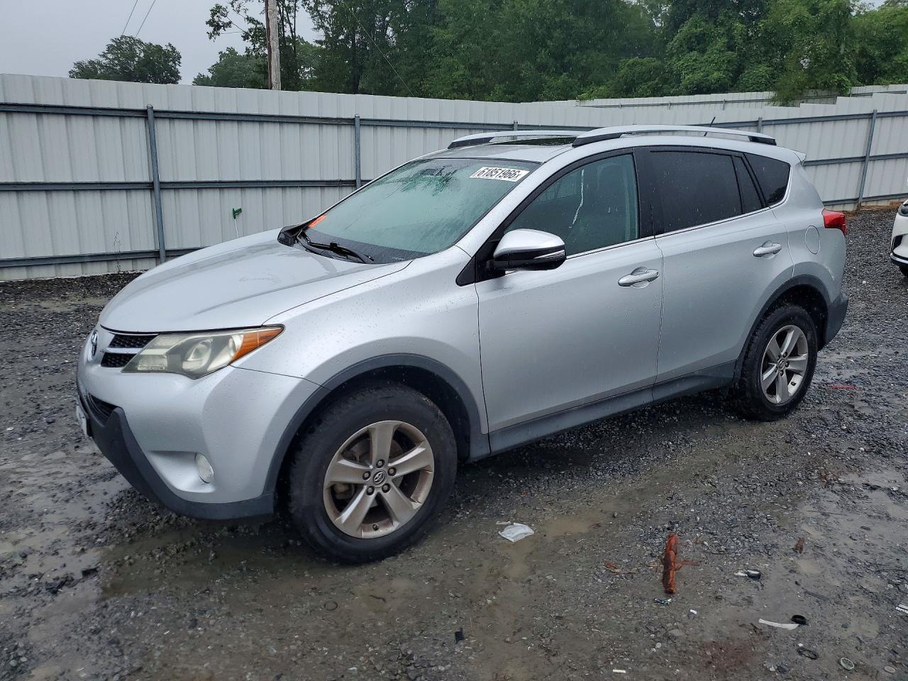 2015 Toyota Rav4 Xle Silver vin: 2T3WFREV2FW192043