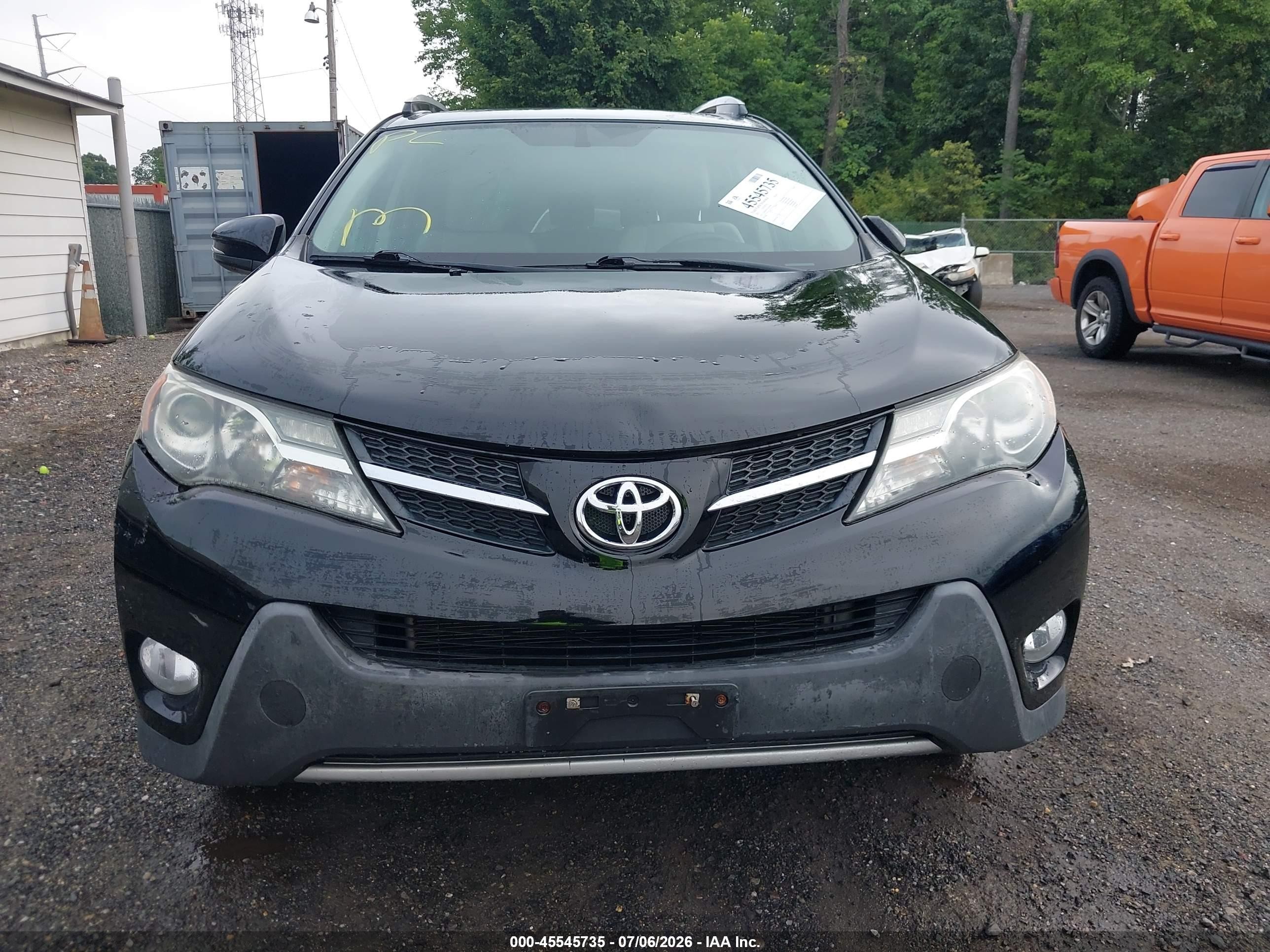 2015 Toyota Rav4 Xle Черный vin: 2T3WFREV2FW205180