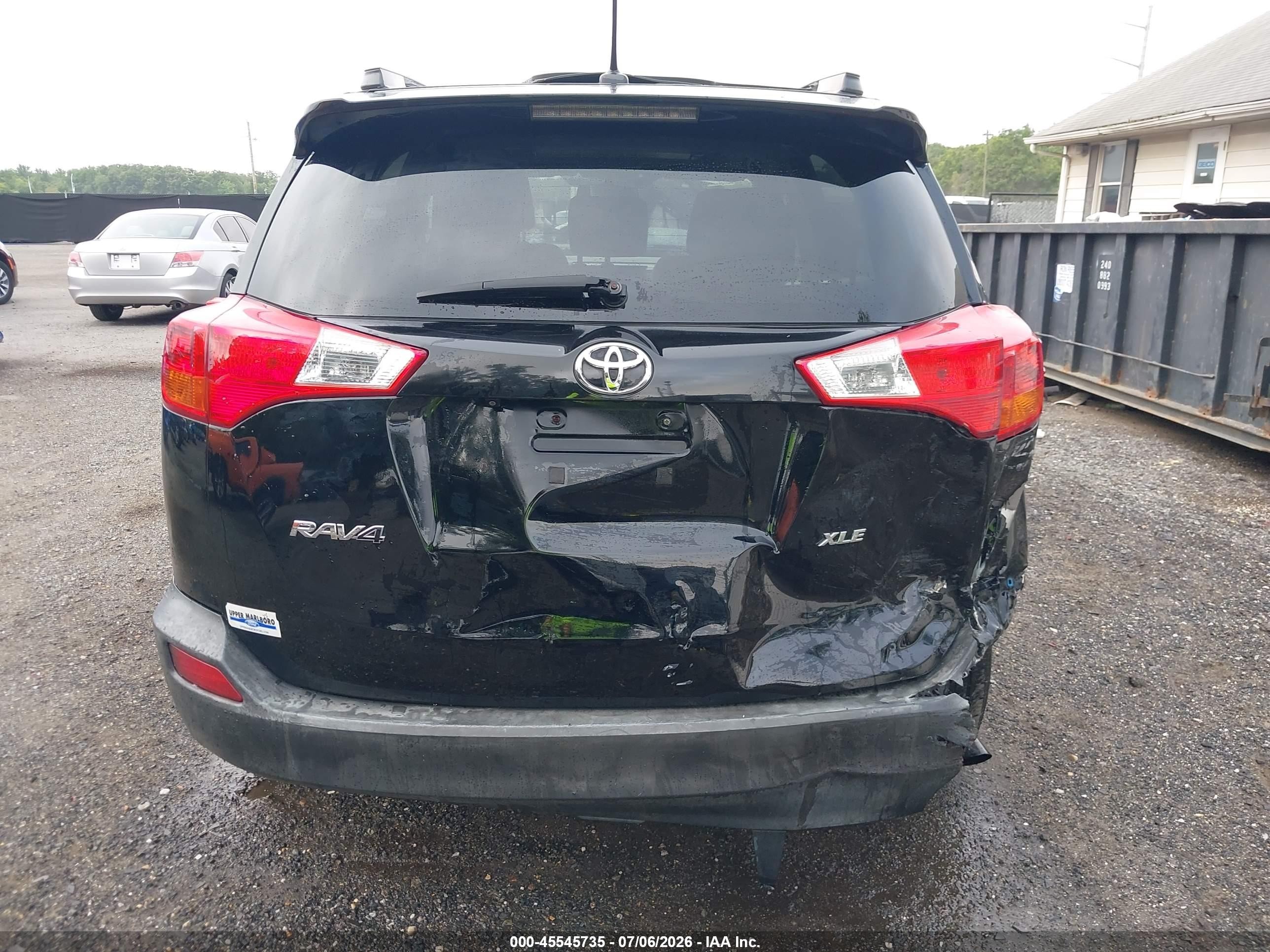 2015 Toyota Rav4 Xle Черный vin: 2T3WFREV2FW205180