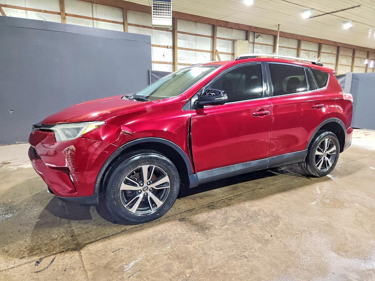 2018 Toyota Rav4 Xle Темно-бордовый vin: 2T3WFREV2JW474918