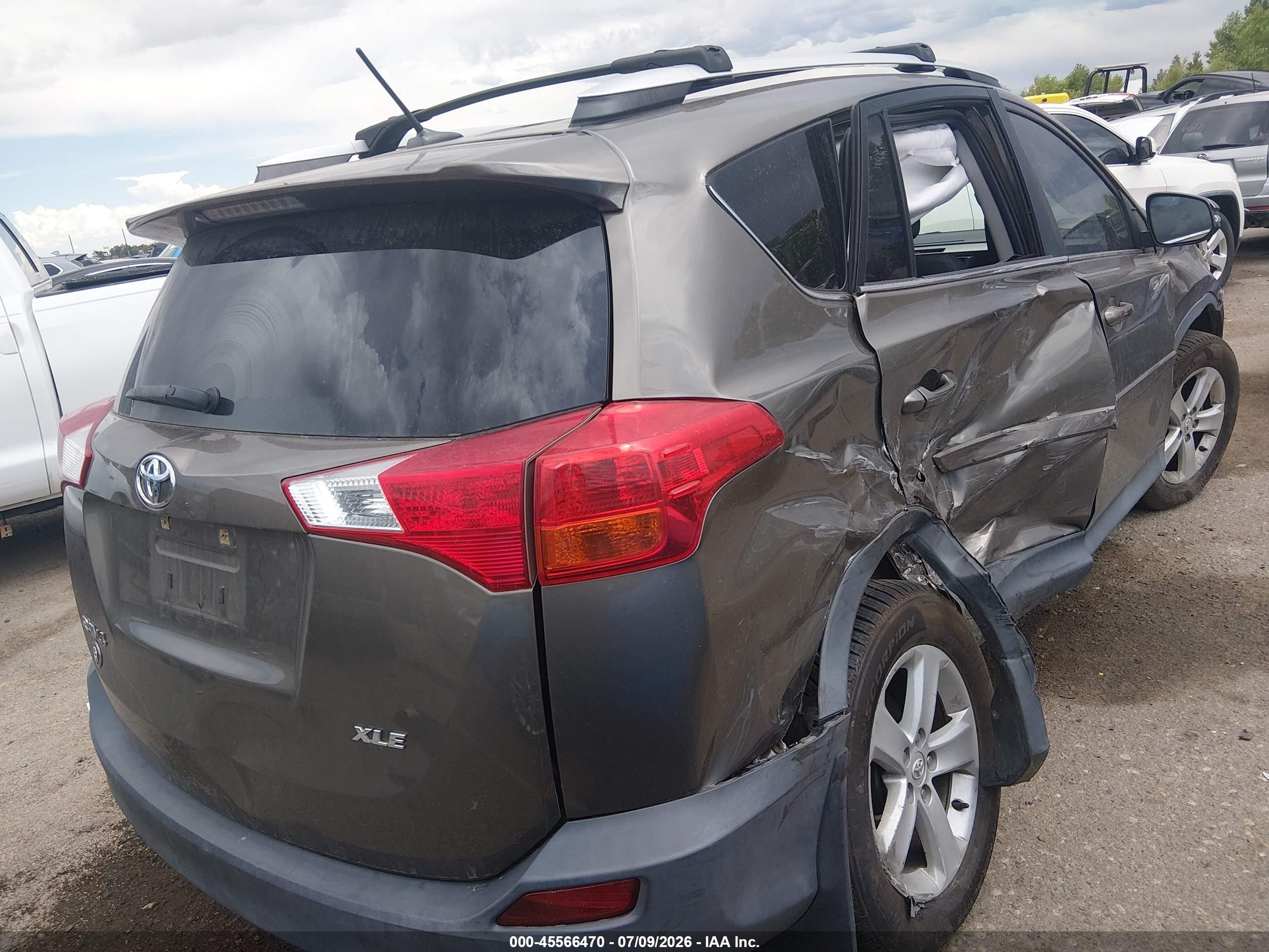 2013 Toyota Rav4 Xle Коричневый vin: 2T3WFREV3DW006376
