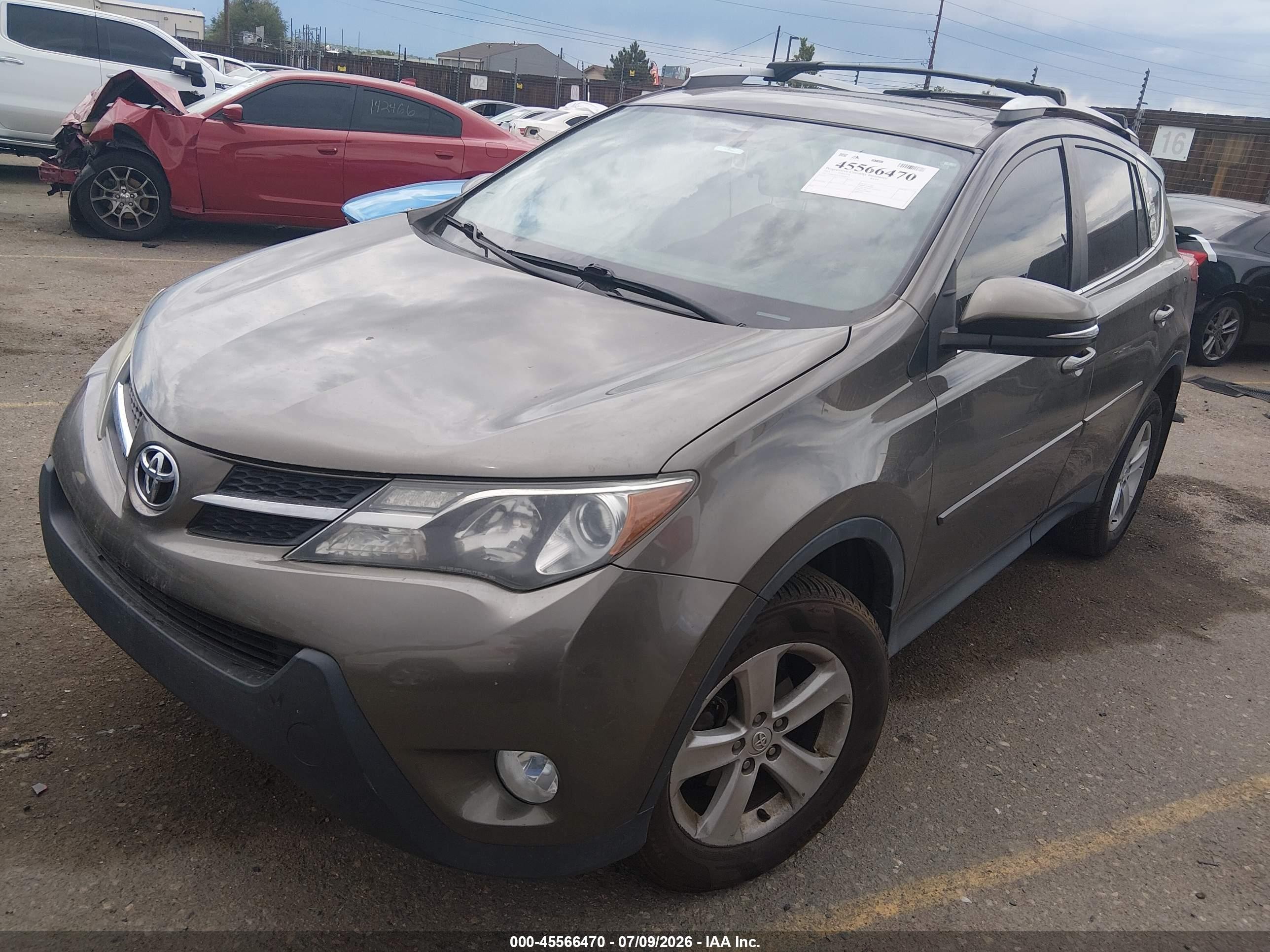 2013 Toyota Rav4 Xle Коричневый vin: 2T3WFREV3DW006376