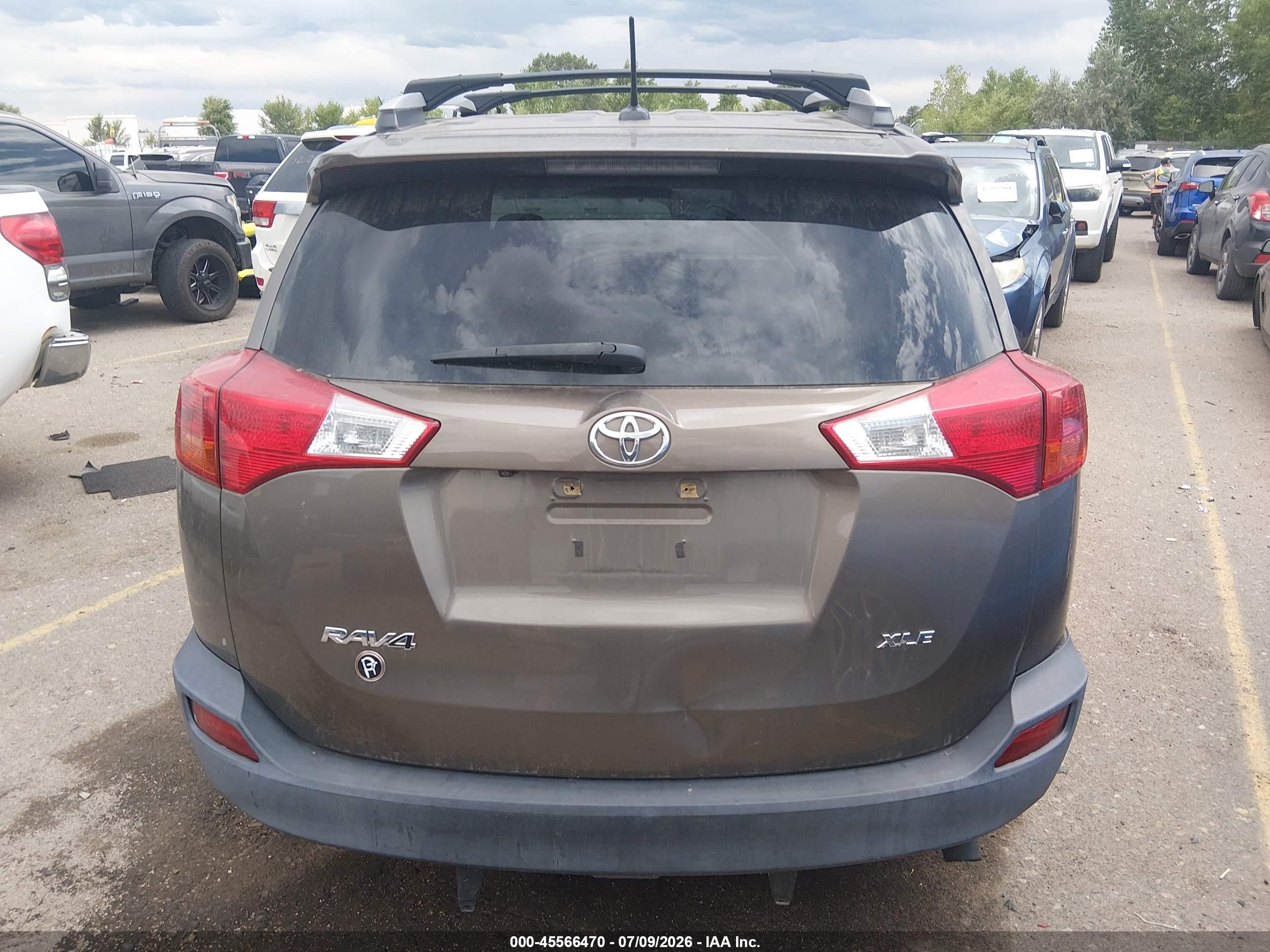 2013 Toyota Rav4 Xle Коричневый vin: 2T3WFREV3DW006376