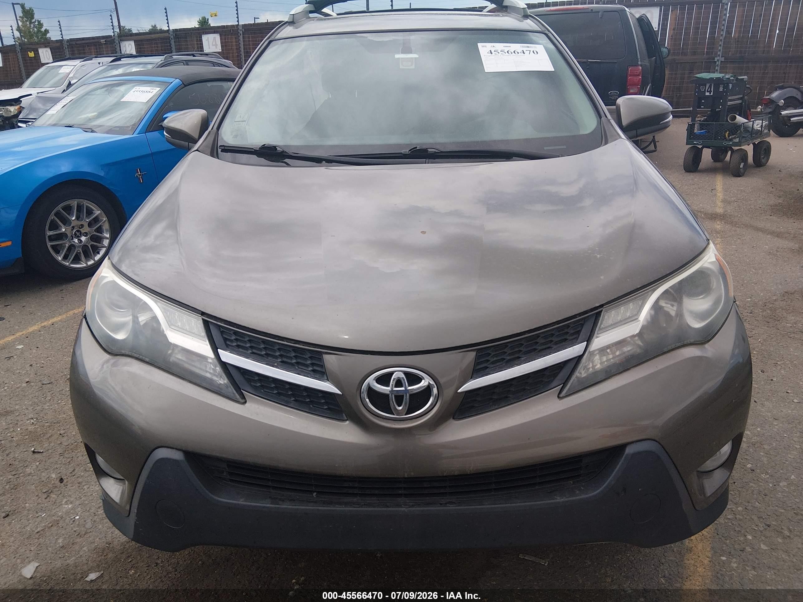 2013 Toyota Rav4 Xle Коричневый vin: 2T3WFREV3DW006376