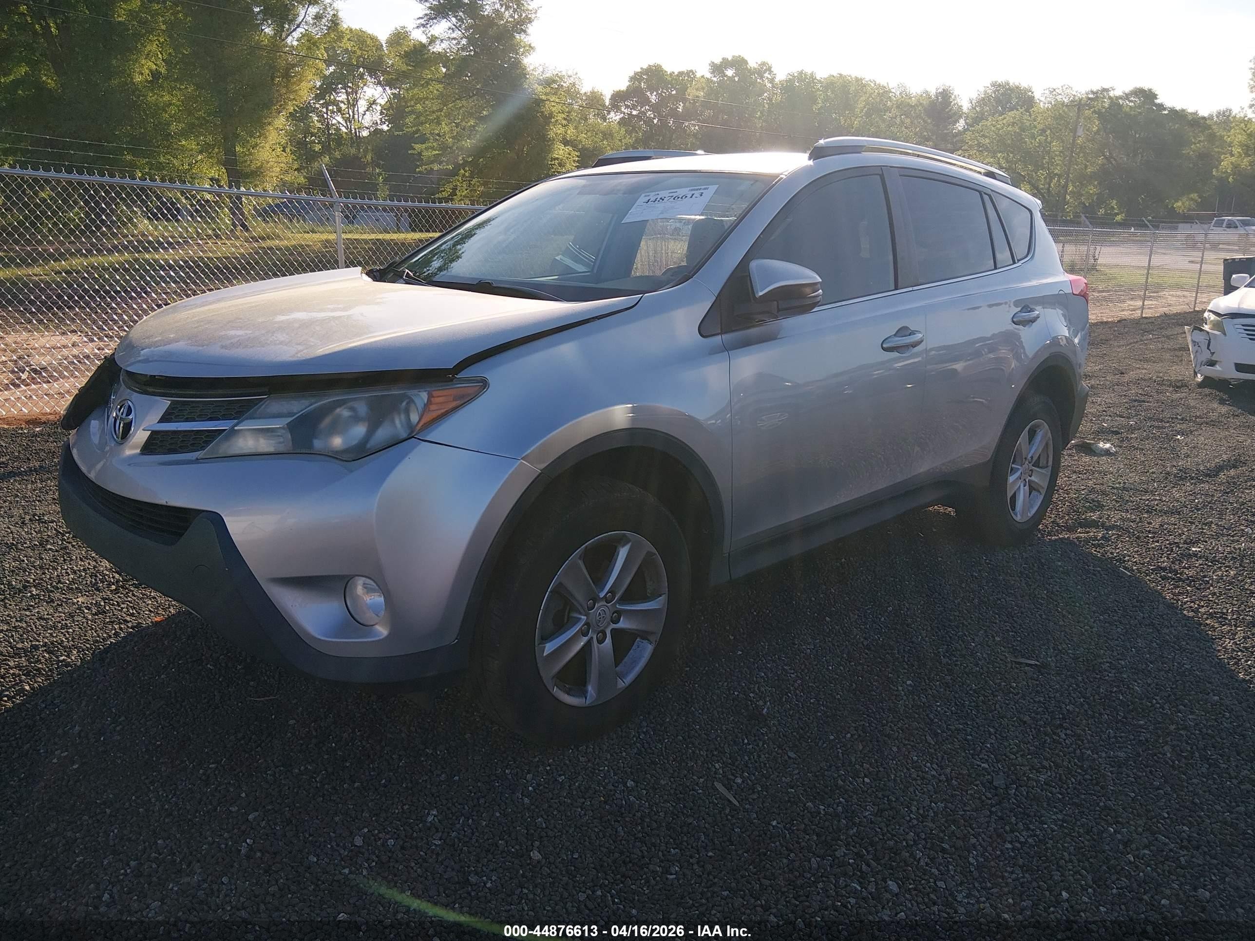 2013 Toyota Rav4 Xle Silver vin: 2T3WFREV3DW016017