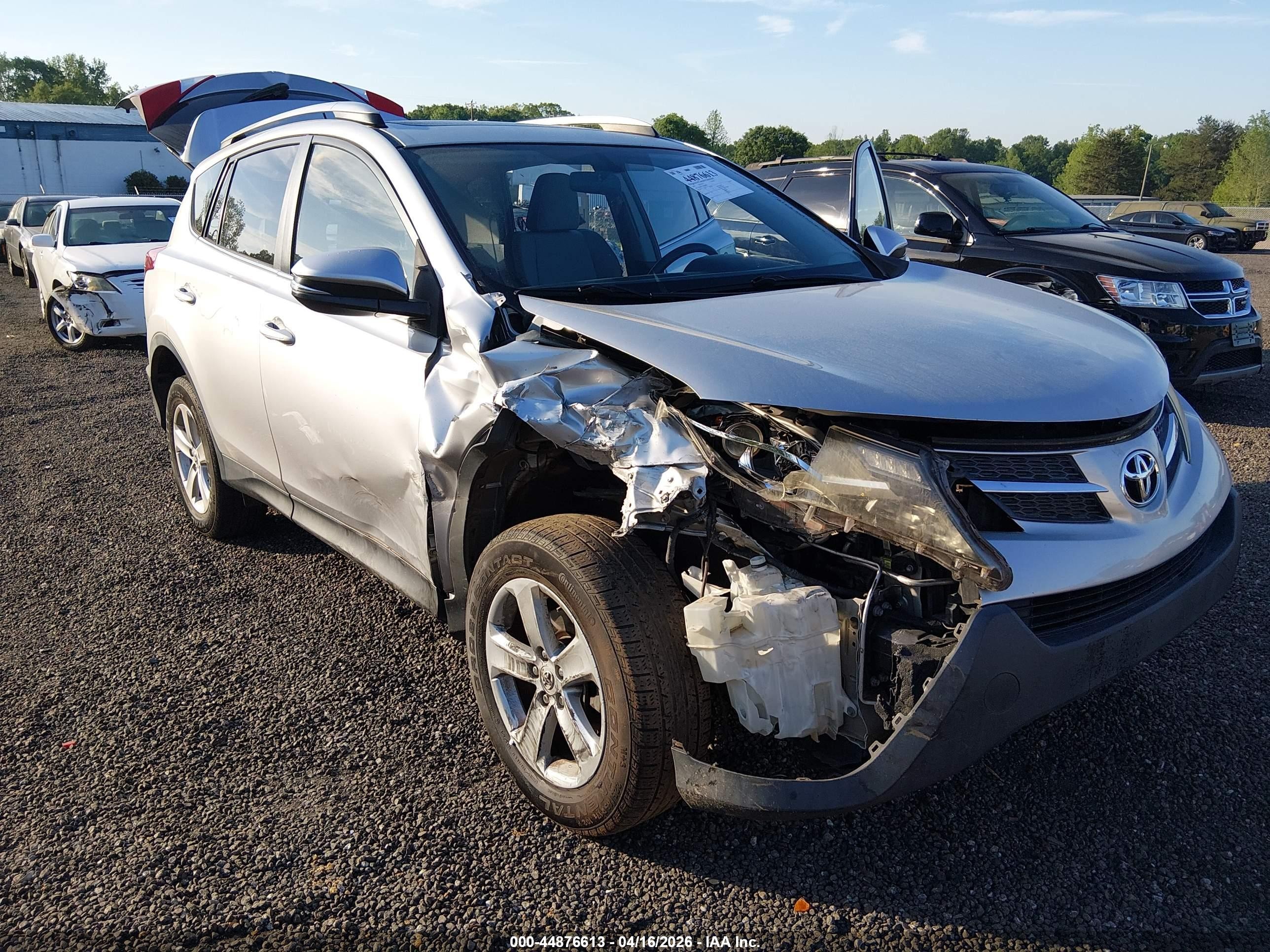2013 Toyota Rav4 Xle Silver vin: 2T3WFREV3DW016017