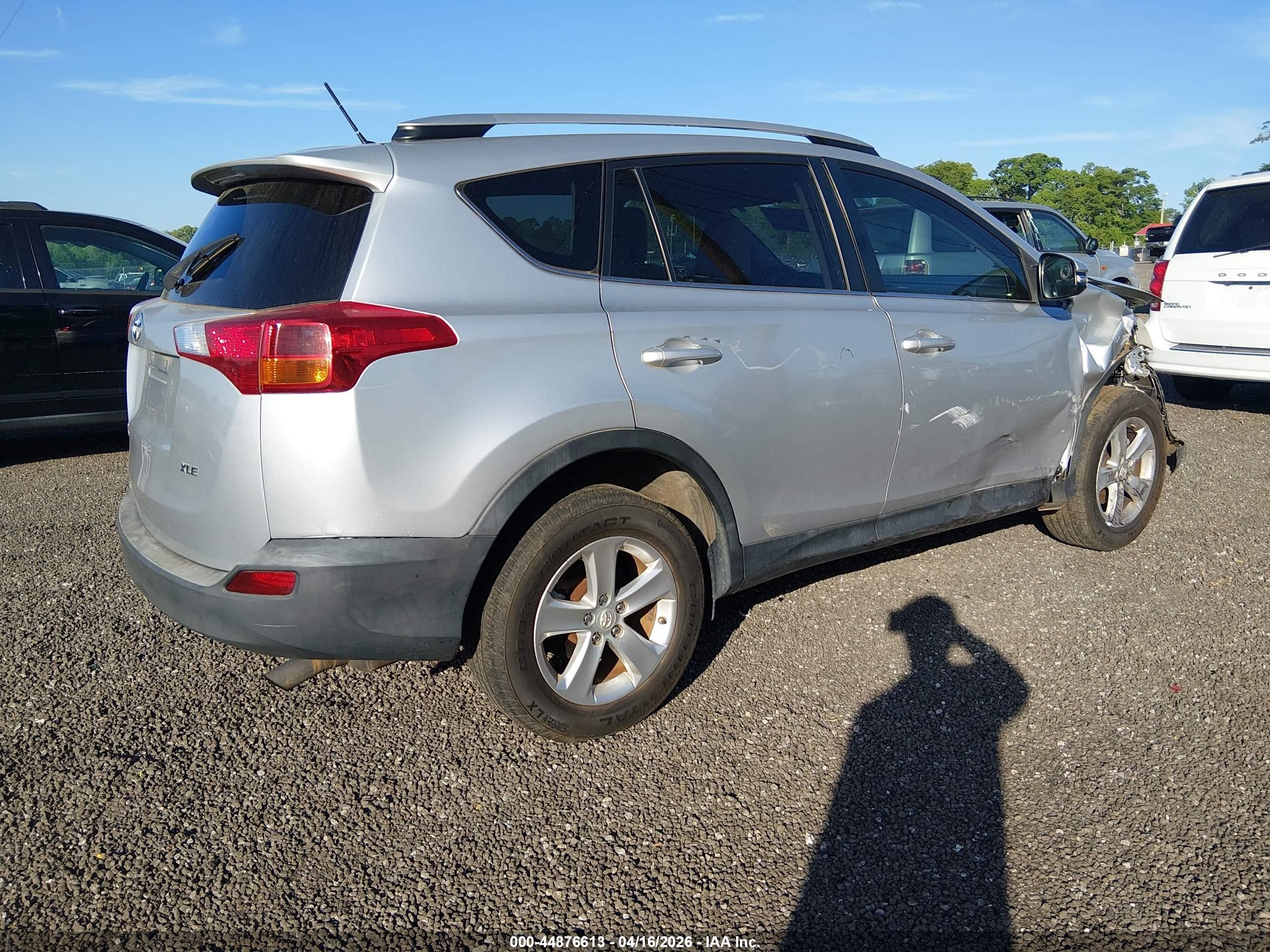 2013 Toyota Rav4 Xle Silver vin: 2T3WFREV3DW016017