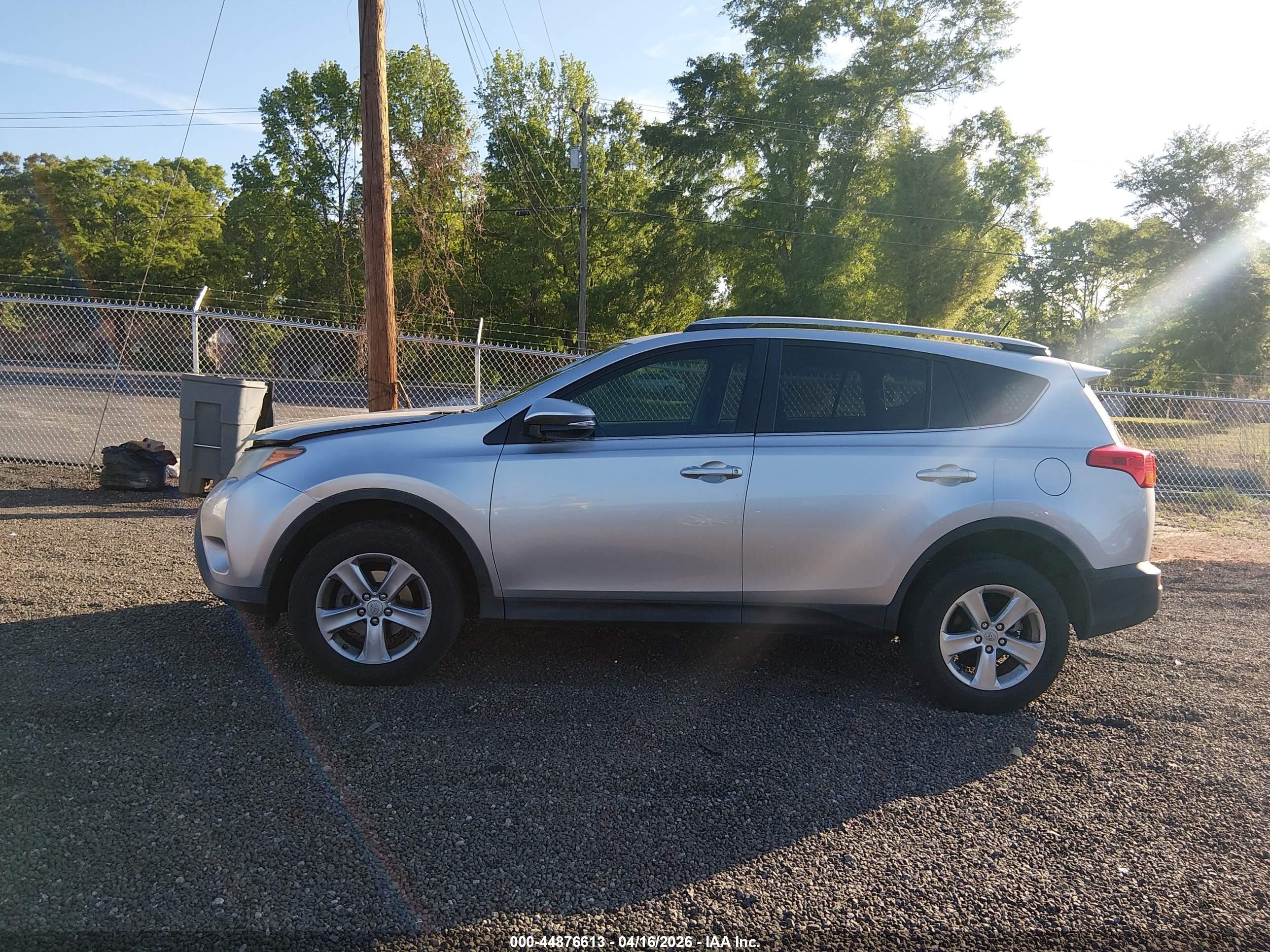 2013 Toyota Rav4 Xle Silver vin: 2T3WFREV3DW016017