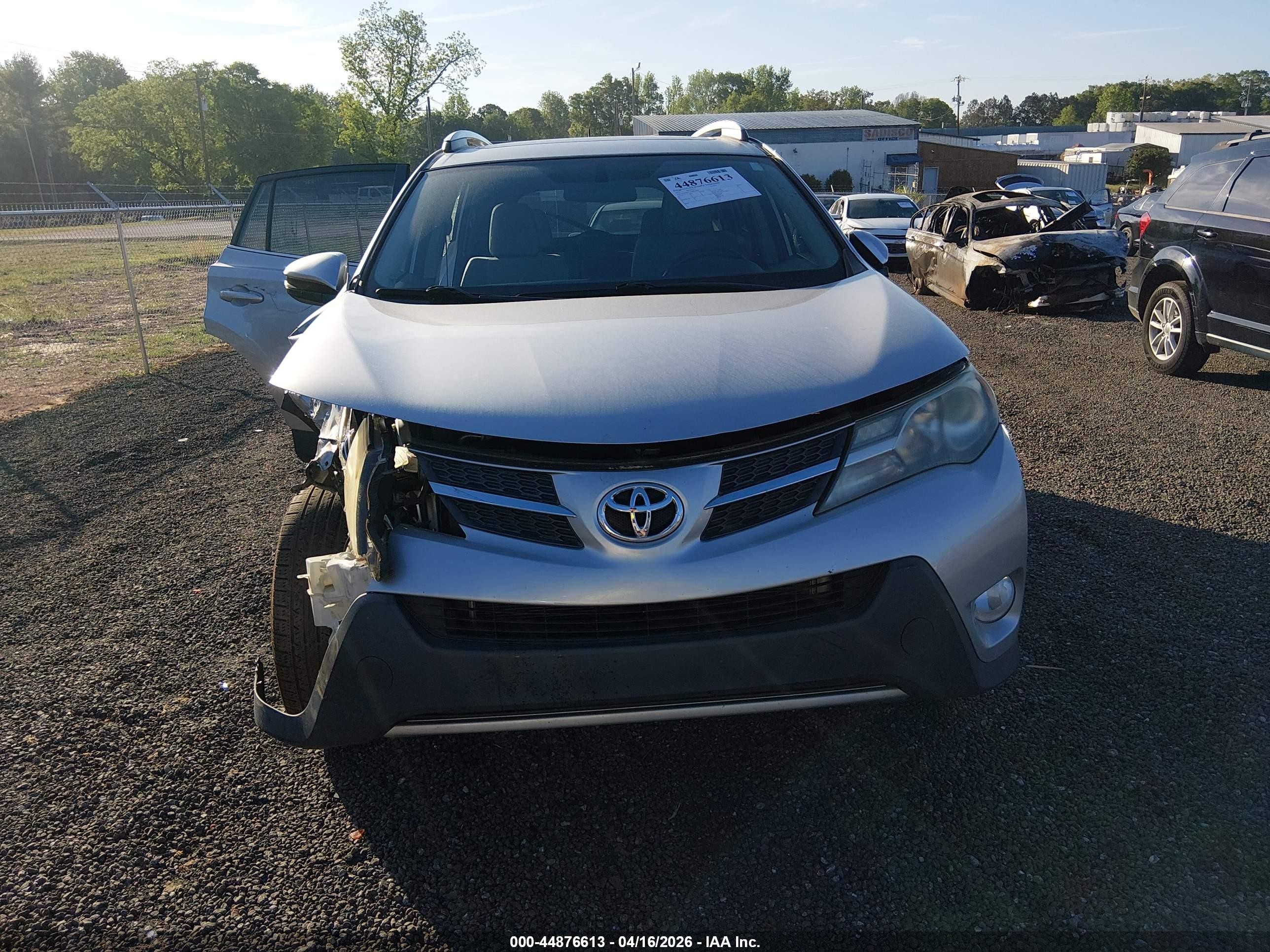 2013 Toyota Rav4 Xle Silver vin: 2T3WFREV3DW016017