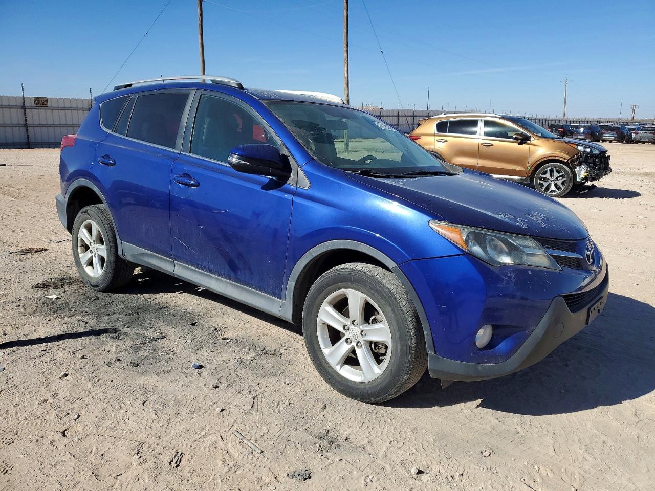 2014 Toyota Rav4 Xle Синий vin: 2T3WFREV3EW085498