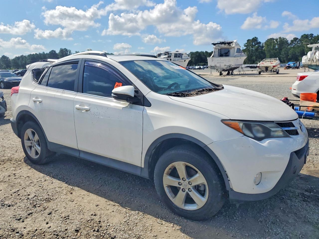 2014 Toyota Rav4 Xle Белый vin: 2T3WFREV3EW086246