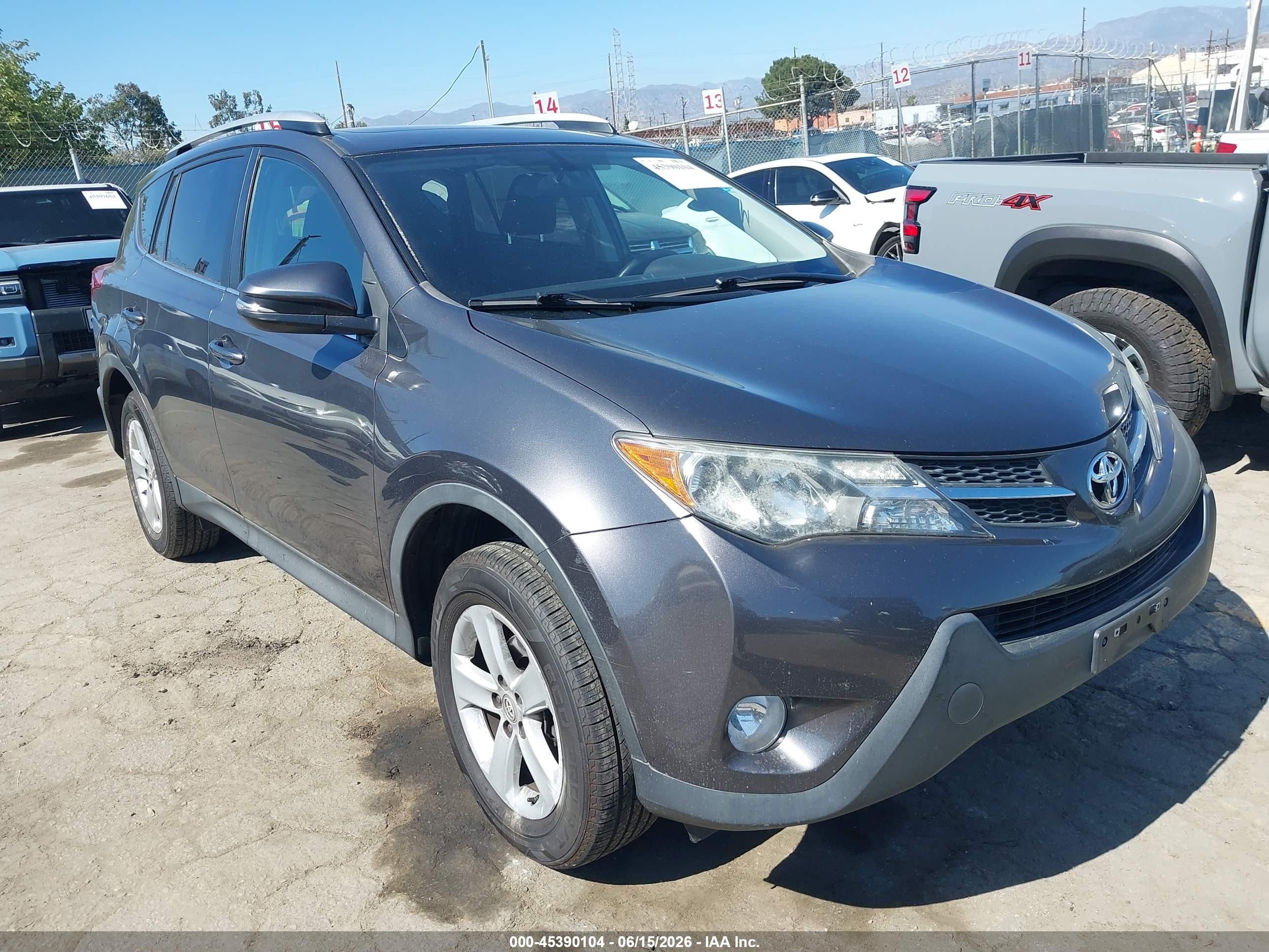 2014 Toyota Rav4 Xle Gray vin: 2T3WFREV3EW088207