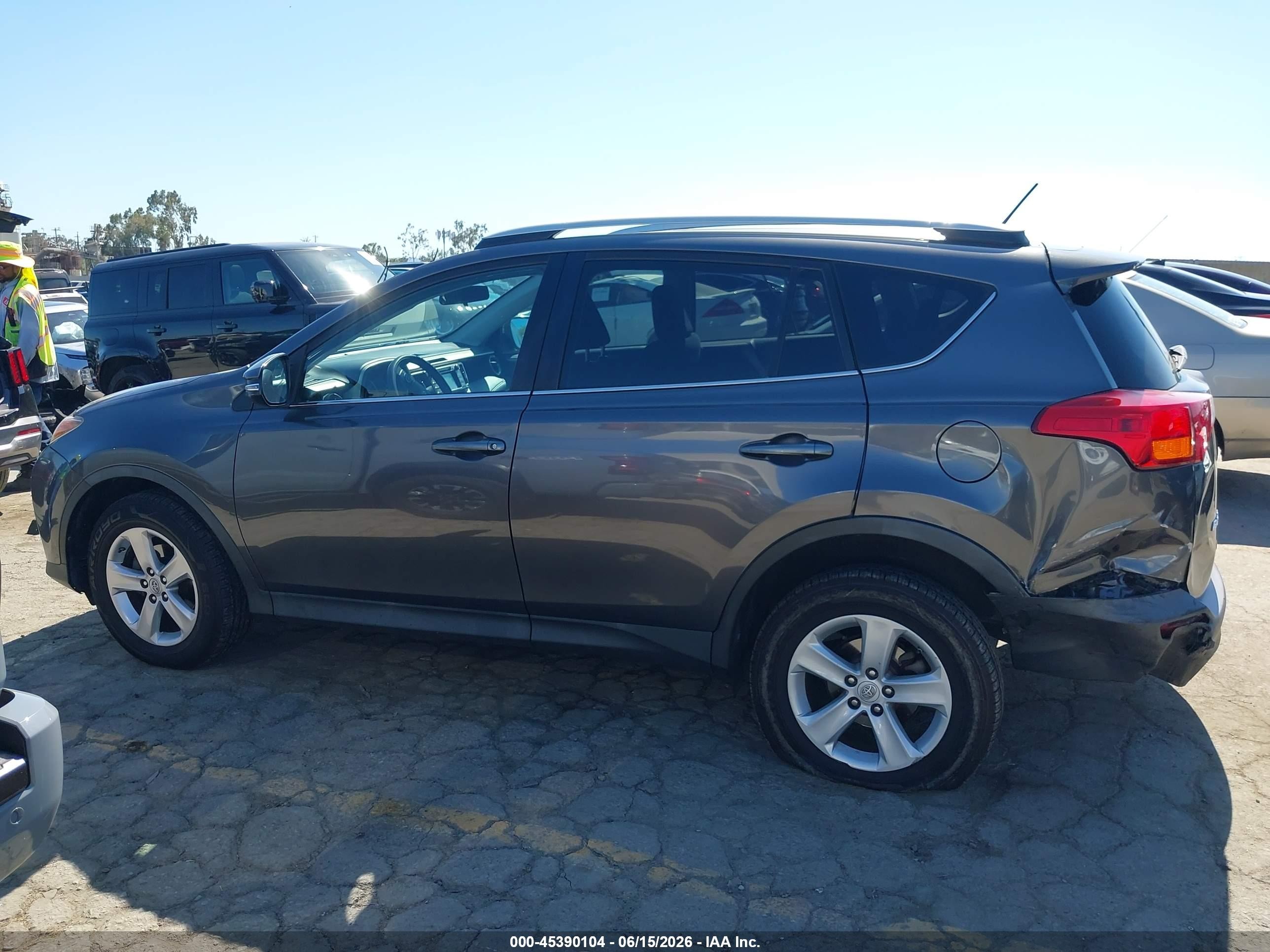 2014 Toyota Rav4 Xle Gray vin: 2T3WFREV3EW088207