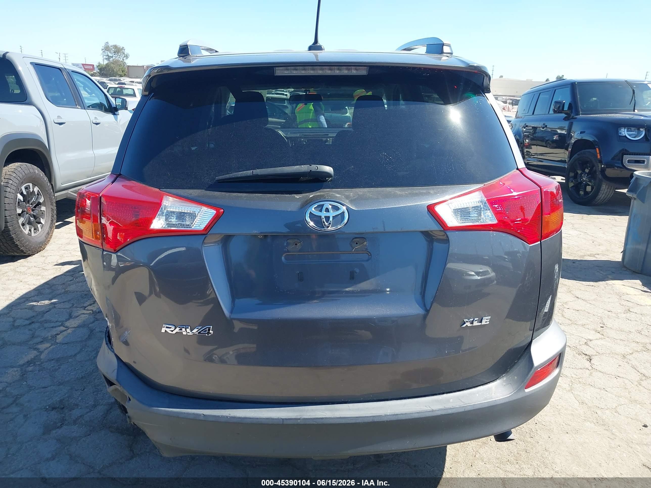 2014 Toyota Rav4 Xle Gray vin: 2T3WFREV3EW088207