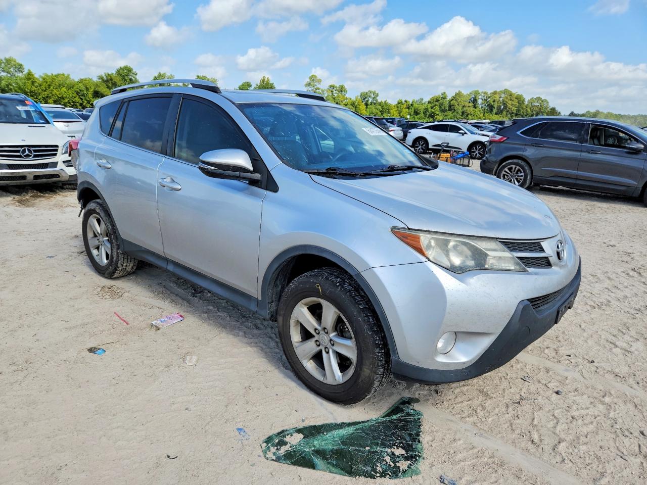 2014 Toyota Rav4 Xle Silver vin: 2T3WFREV3EW123487