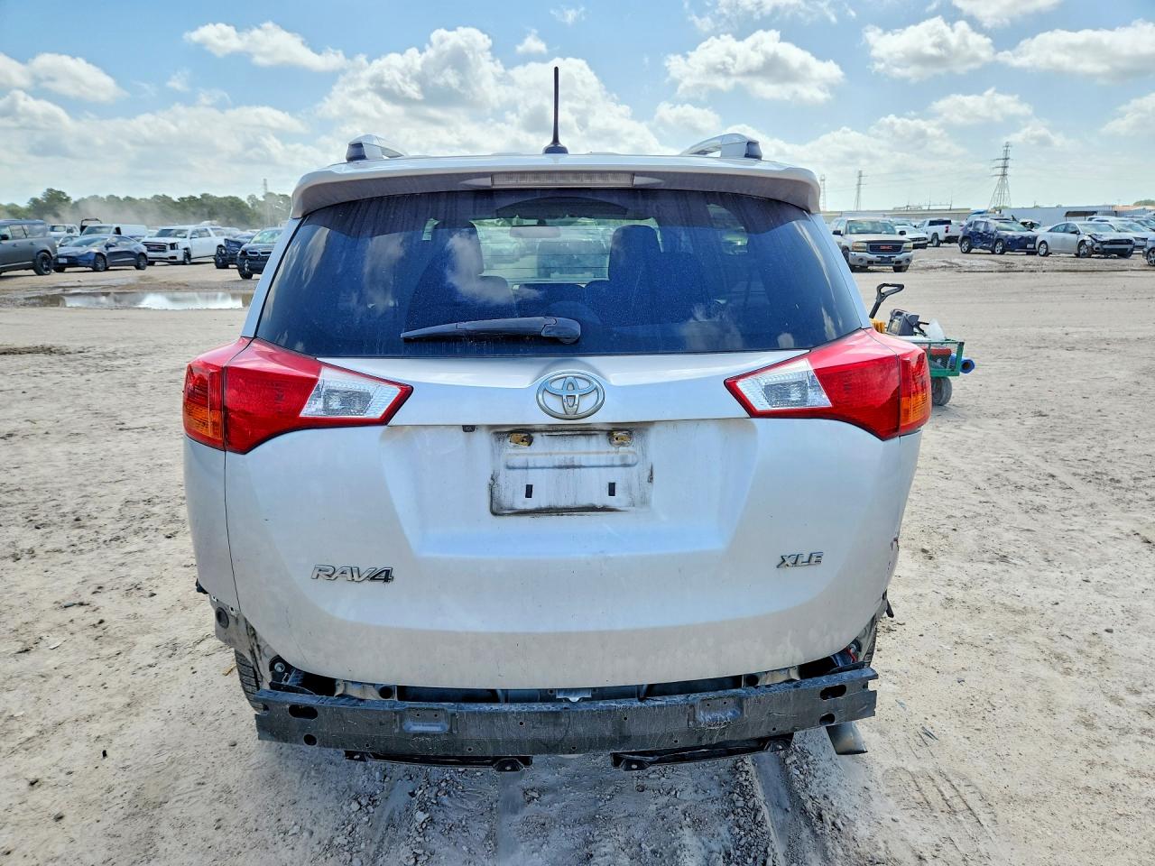 2014 Toyota Rav4 Xle Silver vin: 2T3WFREV3EW123487