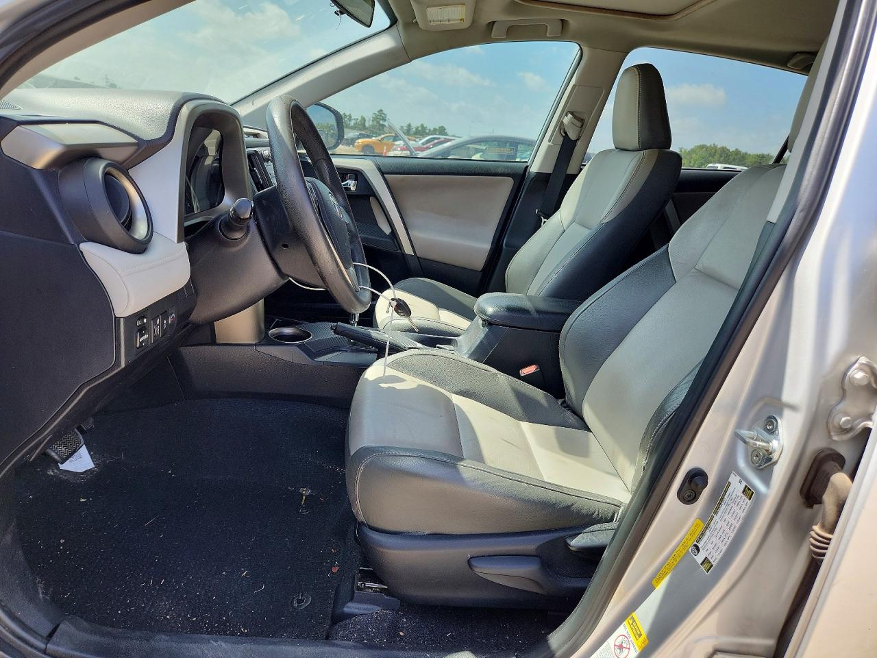 2014 Toyota Rav4 Xle Silver vin: 2T3WFREV3EW123487