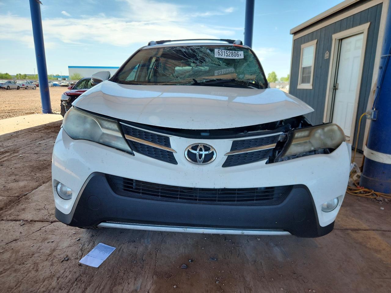 2015 Toyota Rav4 Xle White vin: 2T3WFREV3FW158130