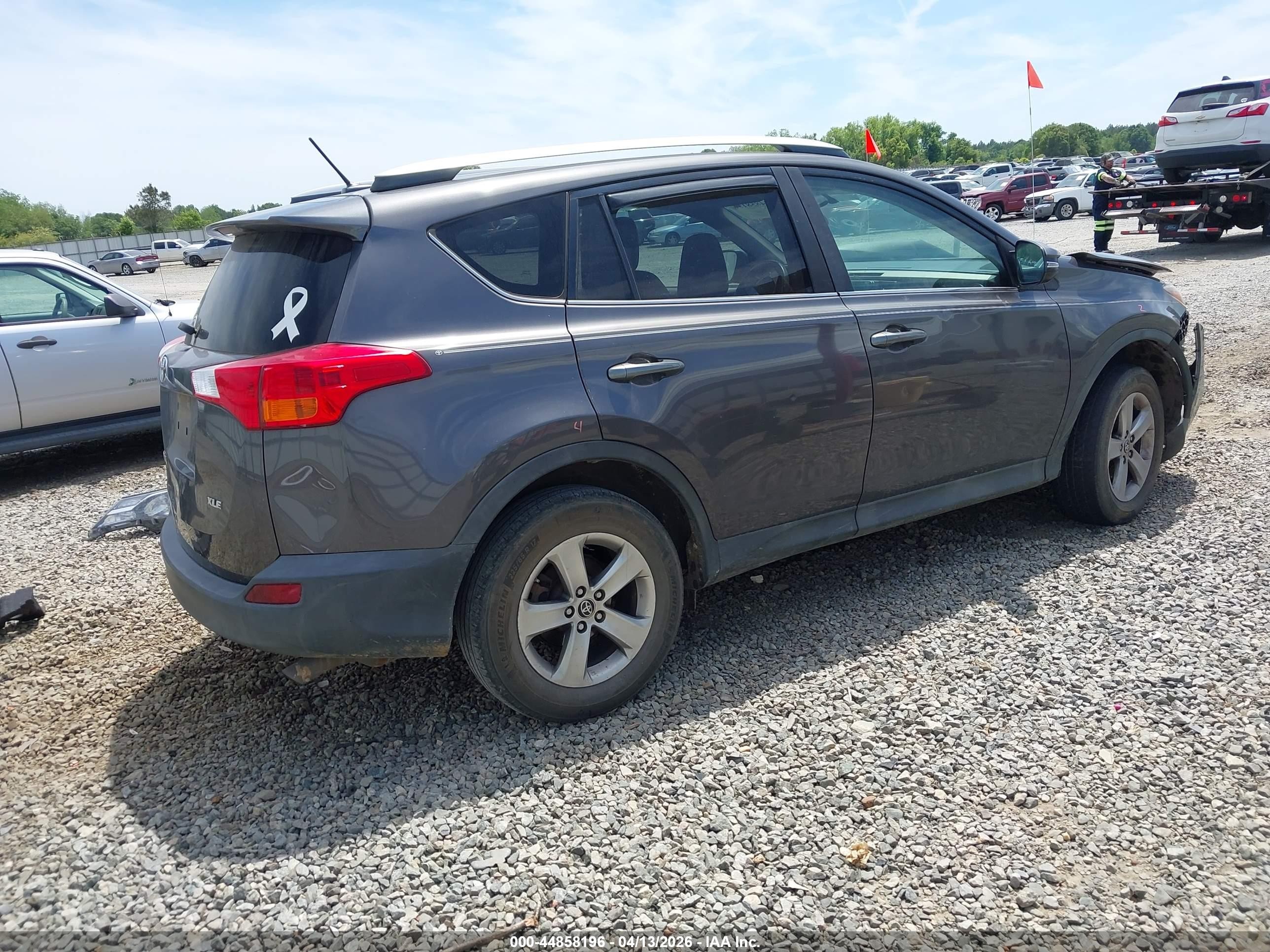 2015 Toyota Rav4 Xle Gray vin: 2T3WFREV3FW177602