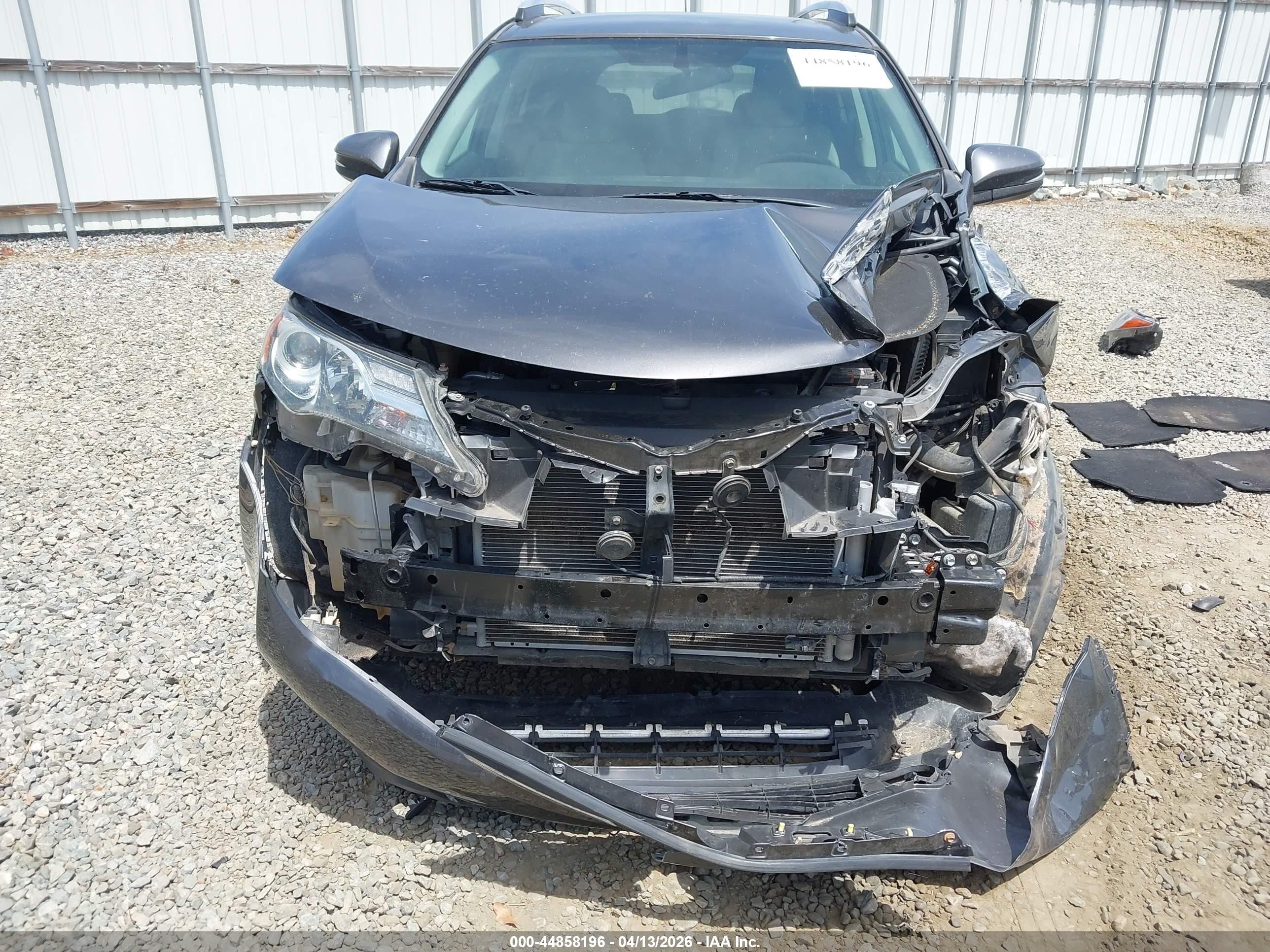 2015 Toyota Rav4 Xle Gray vin: 2T3WFREV3FW177602