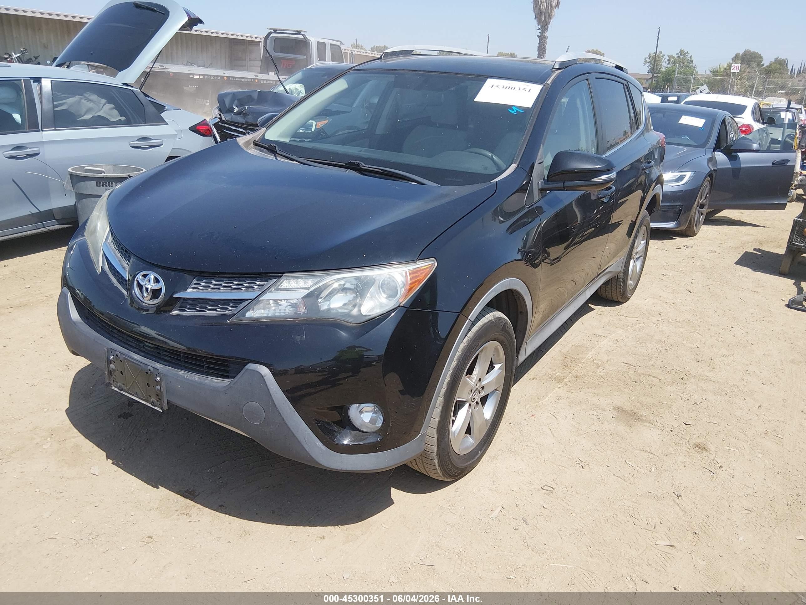 2015 Toyota Rav4 Xle Черный vin: 2T3WFREV3FW178118