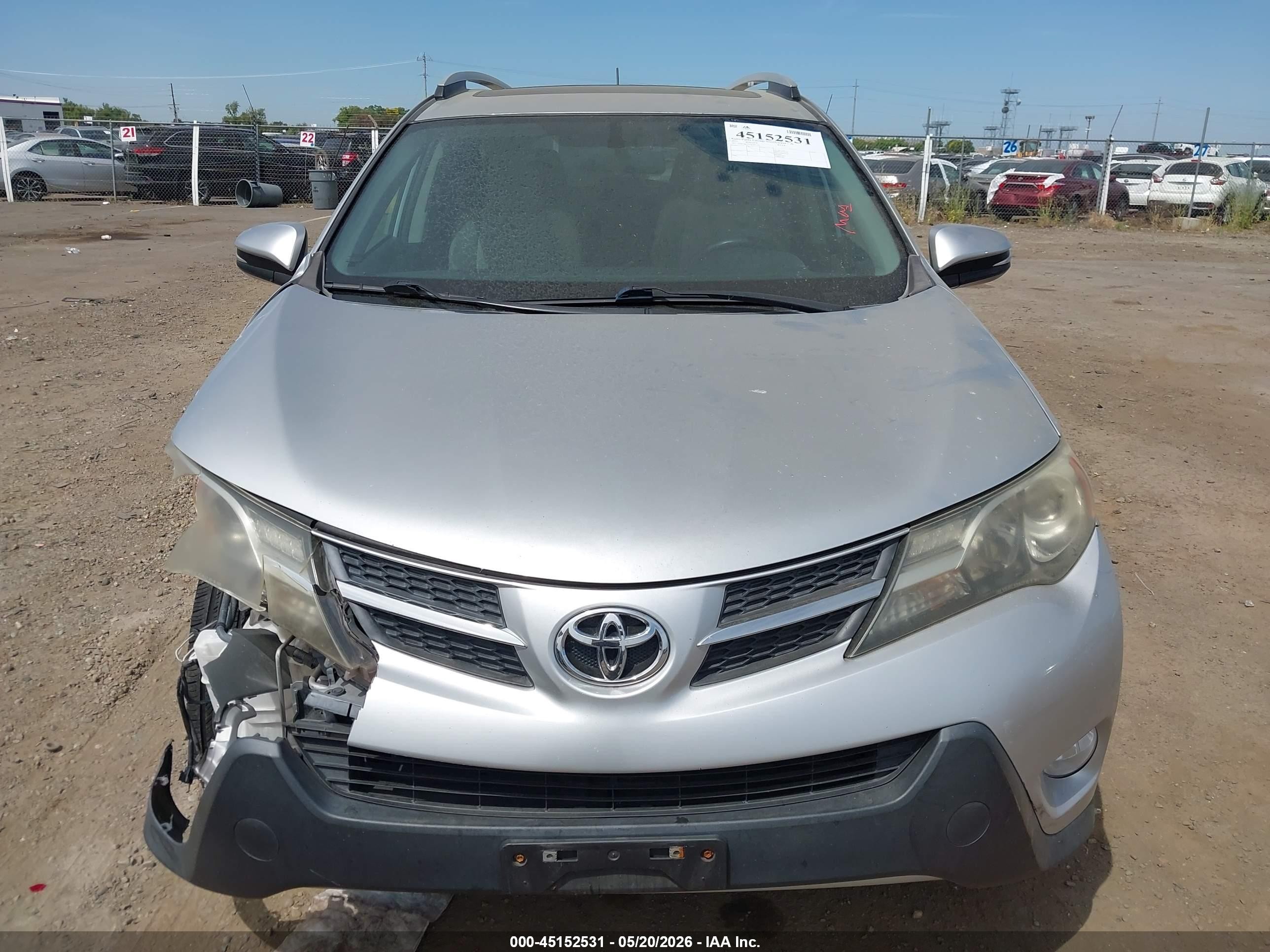 2015 Toyota Rav4 Xle Silver vin: 2T3WFREV3FW181536