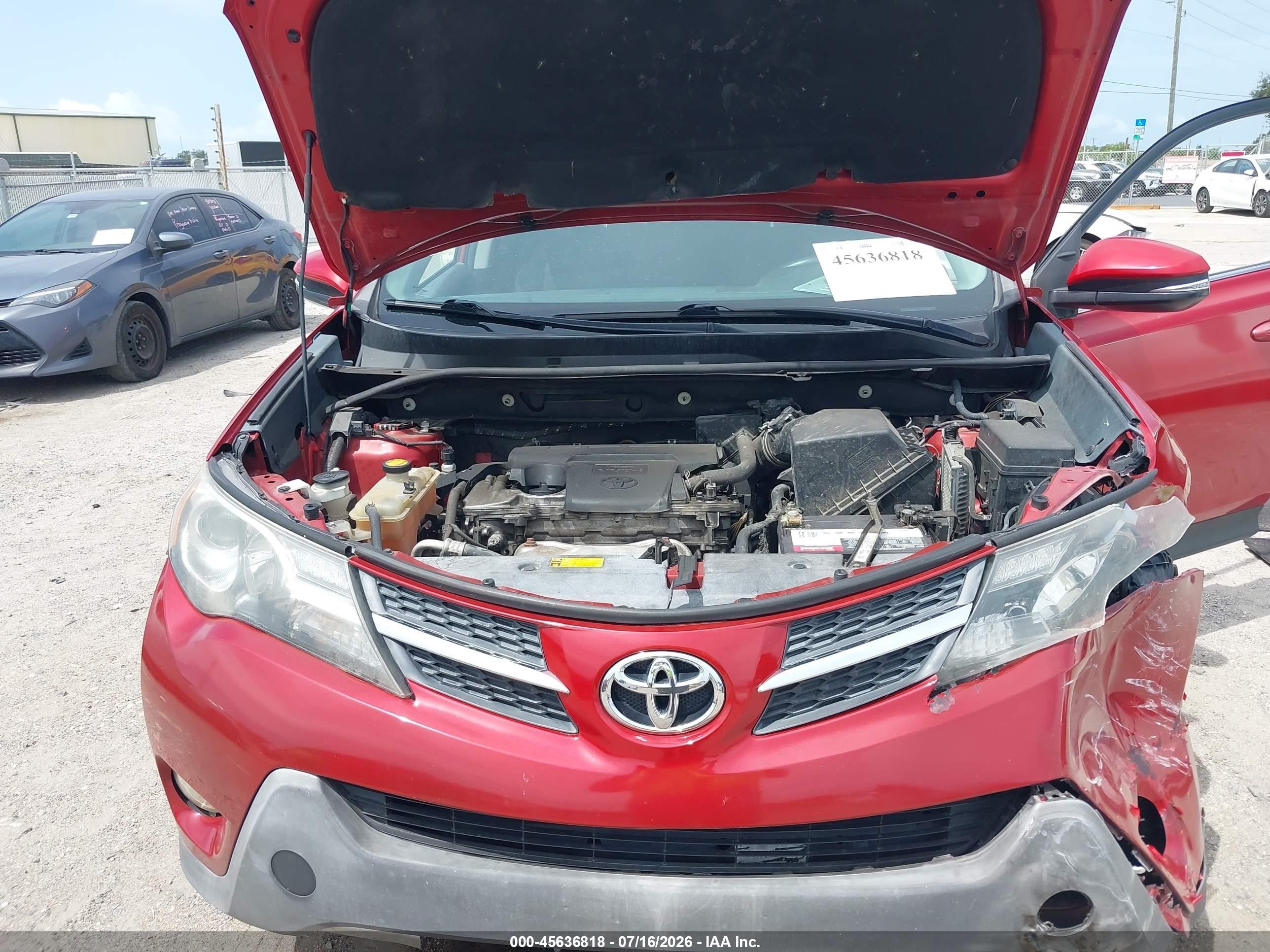 2015 Toyota Rav4 Xle Red vin: 2T3WFREV3FW182007