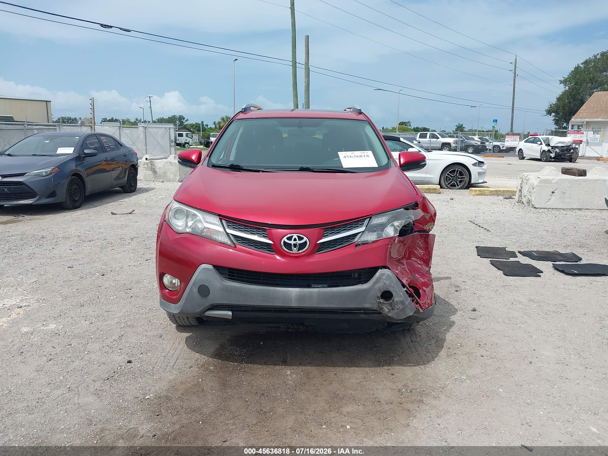 2015 Toyota Rav4 Xle Red vin: 2T3WFREV3FW182007