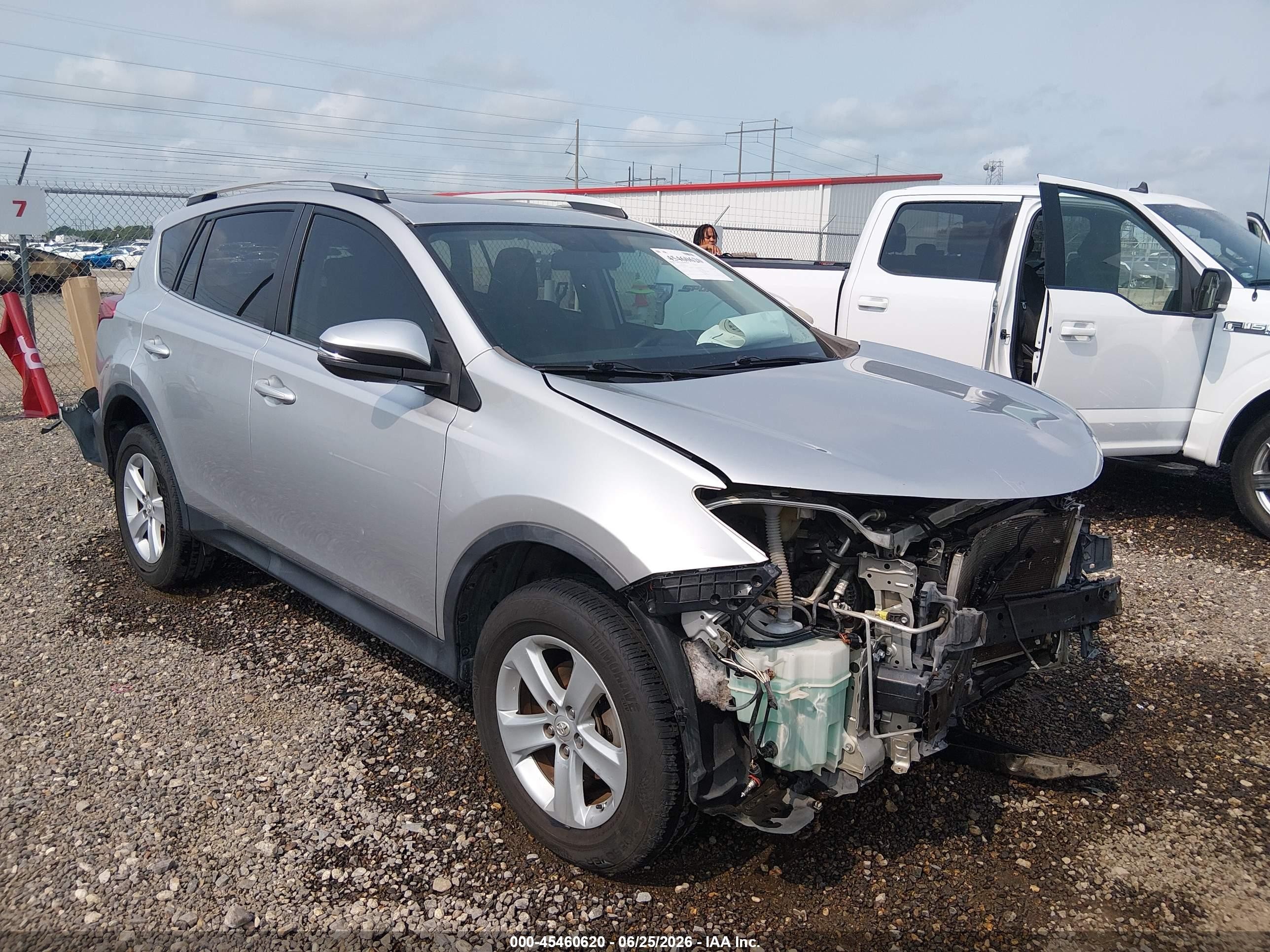 2013 Toyota Rav4 Xle Silver vin: 2T3WFREV4DW016169