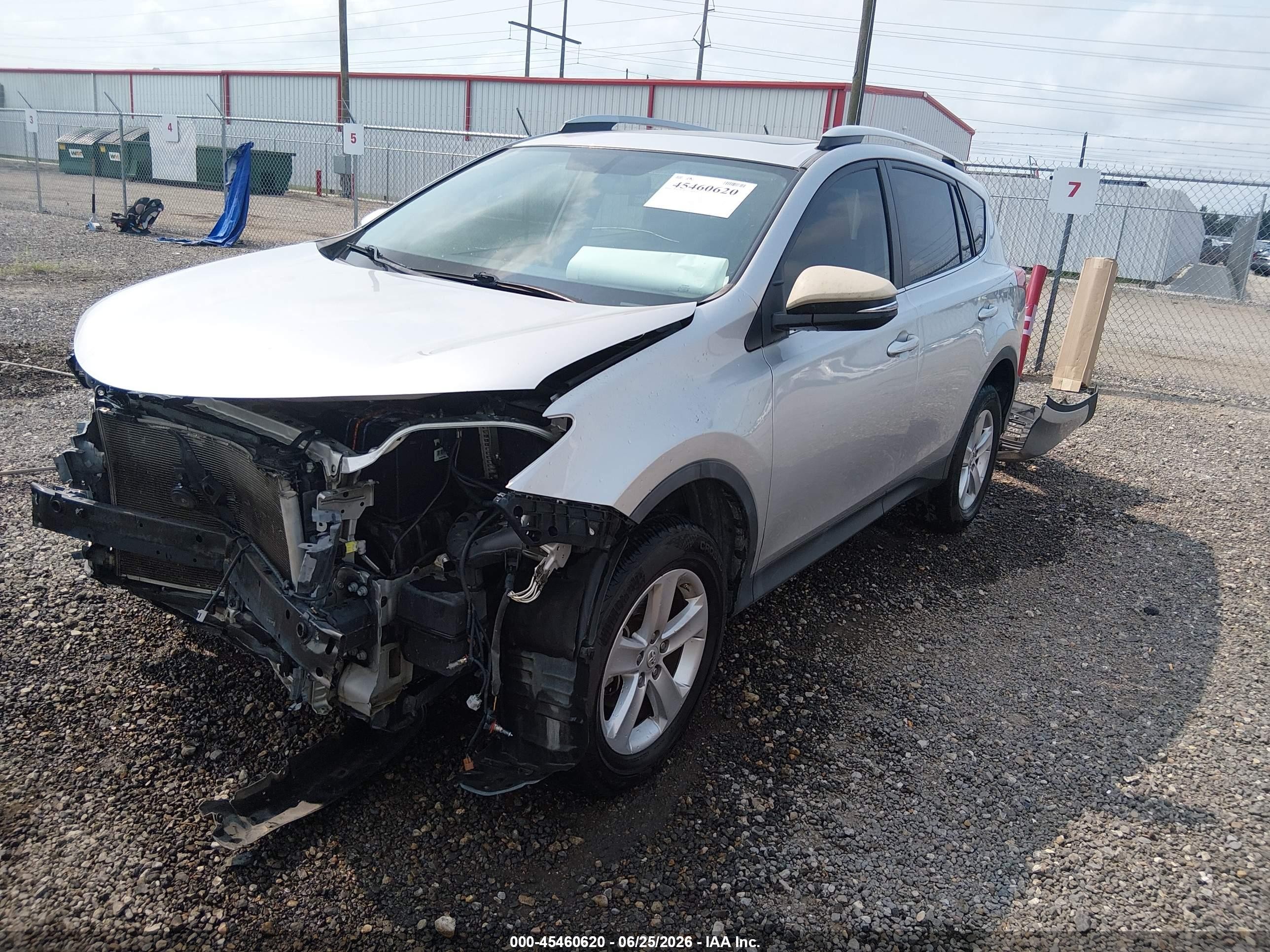2013 Toyota Rav4 Xle Silver vin: 2T3WFREV4DW016169