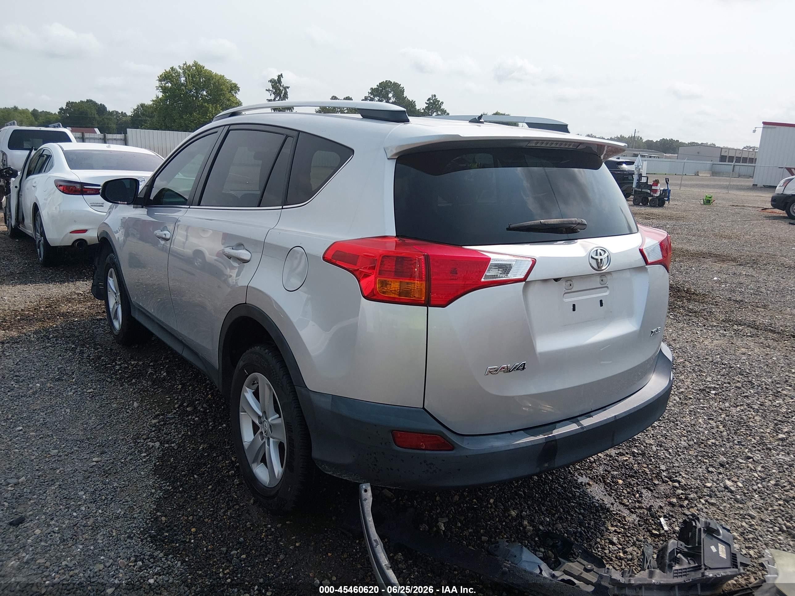 2013 Toyota Rav4 Xle Silver vin: 2T3WFREV4DW016169