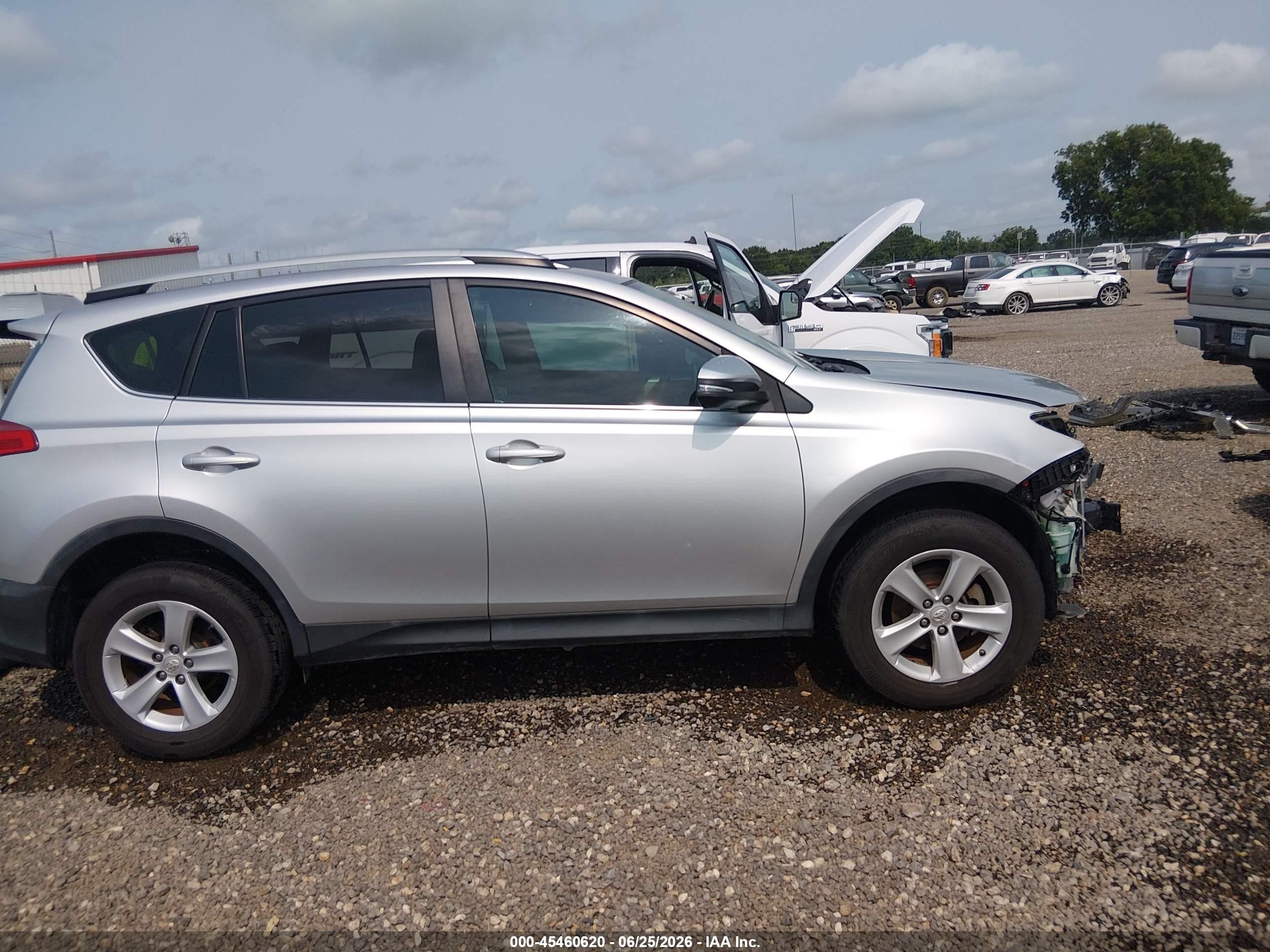 2013 Toyota Rav4 Xle Silver vin: 2T3WFREV4DW016169