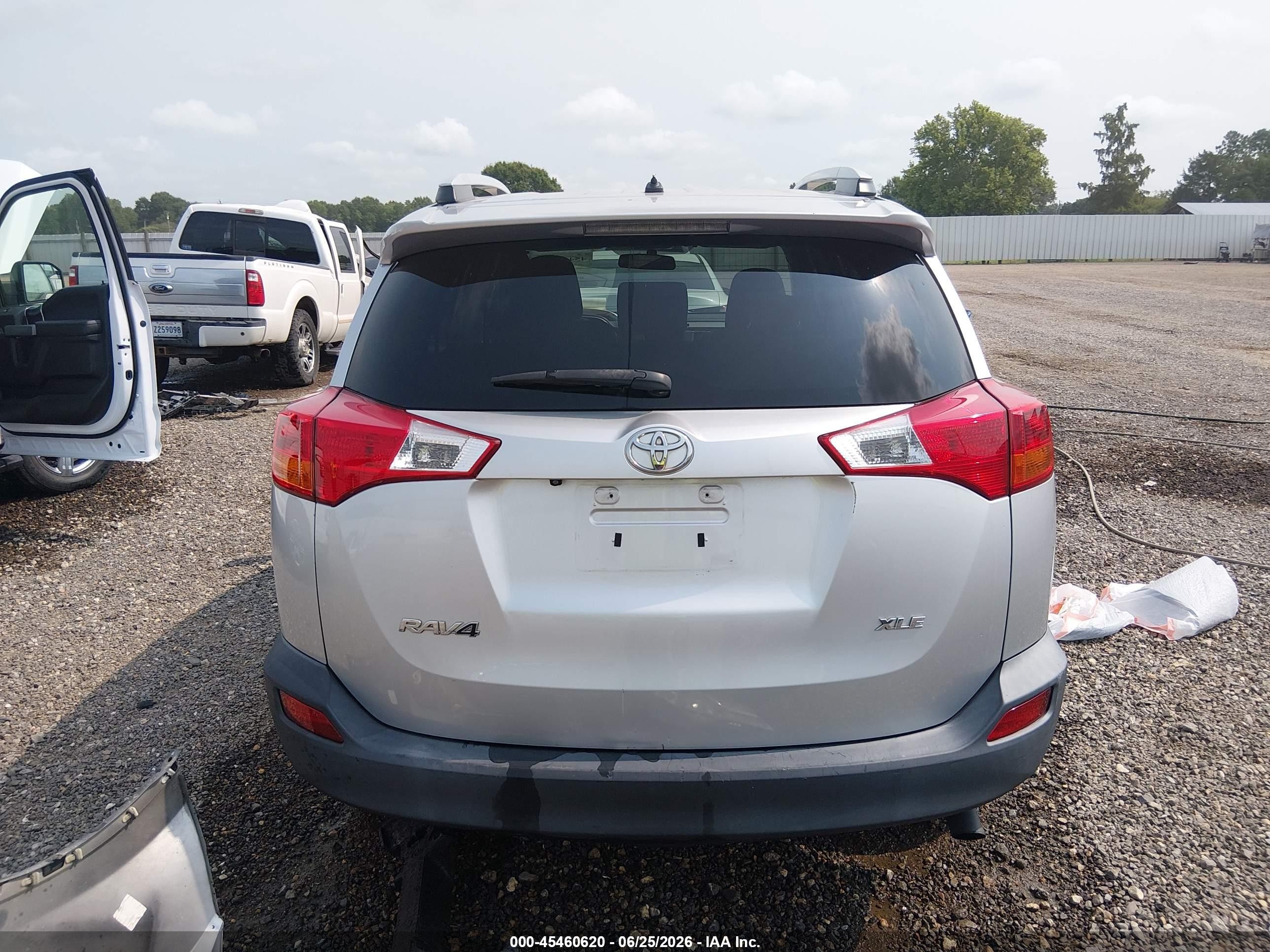 2013 Toyota Rav4 Xle Silver vin: 2T3WFREV4DW016169