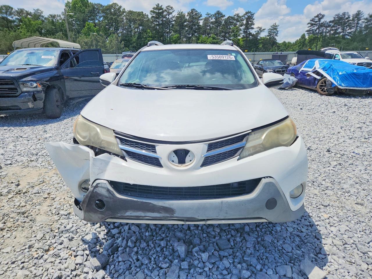 2013 Toyota Rav4 Xle White vin: 2T3WFREV4DW069034
