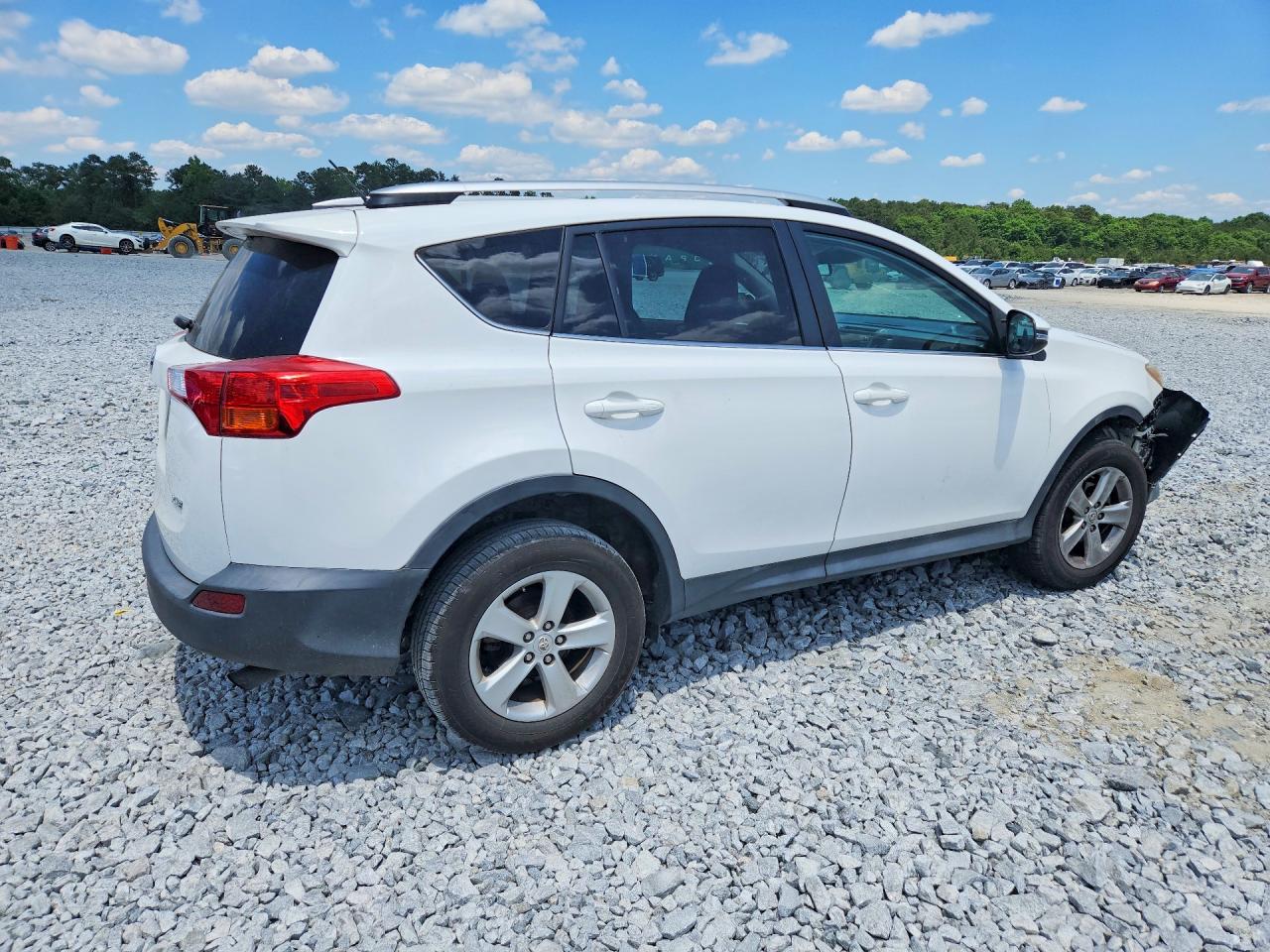 2013 Toyota Rav4 Xle White vin: 2T3WFREV4DW069034
