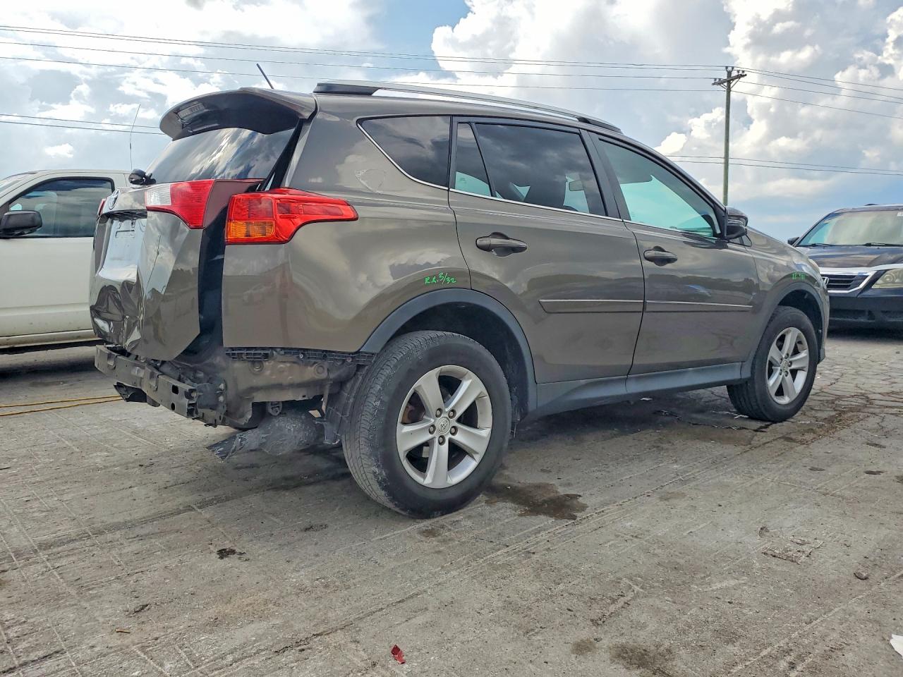 2013 Toyota Rav4 Xle Brown vin: 2T3WFREV4DW072550