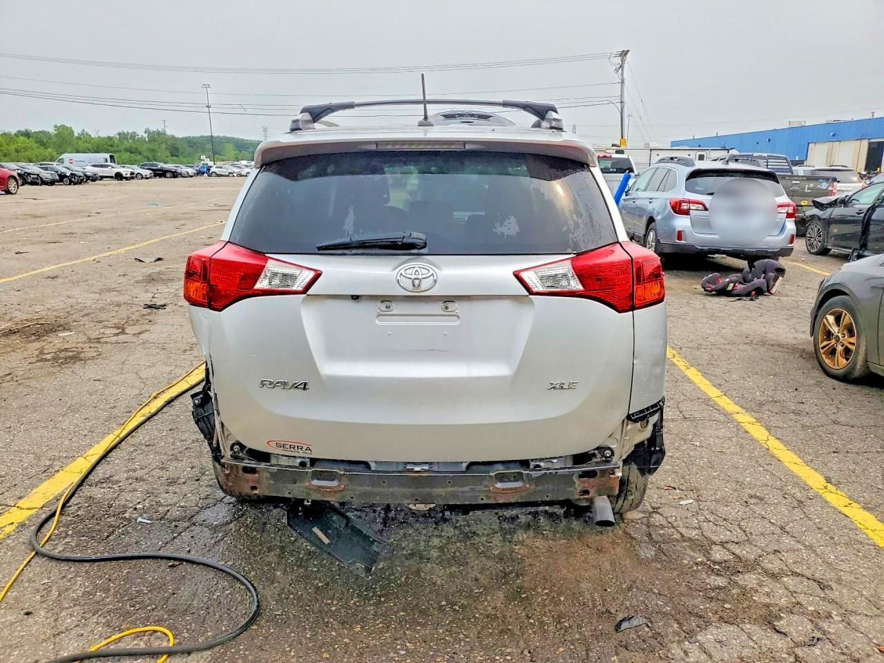 2014 Toyota Rav4 Xle Silver vin: 2T3WFREV4EW093688