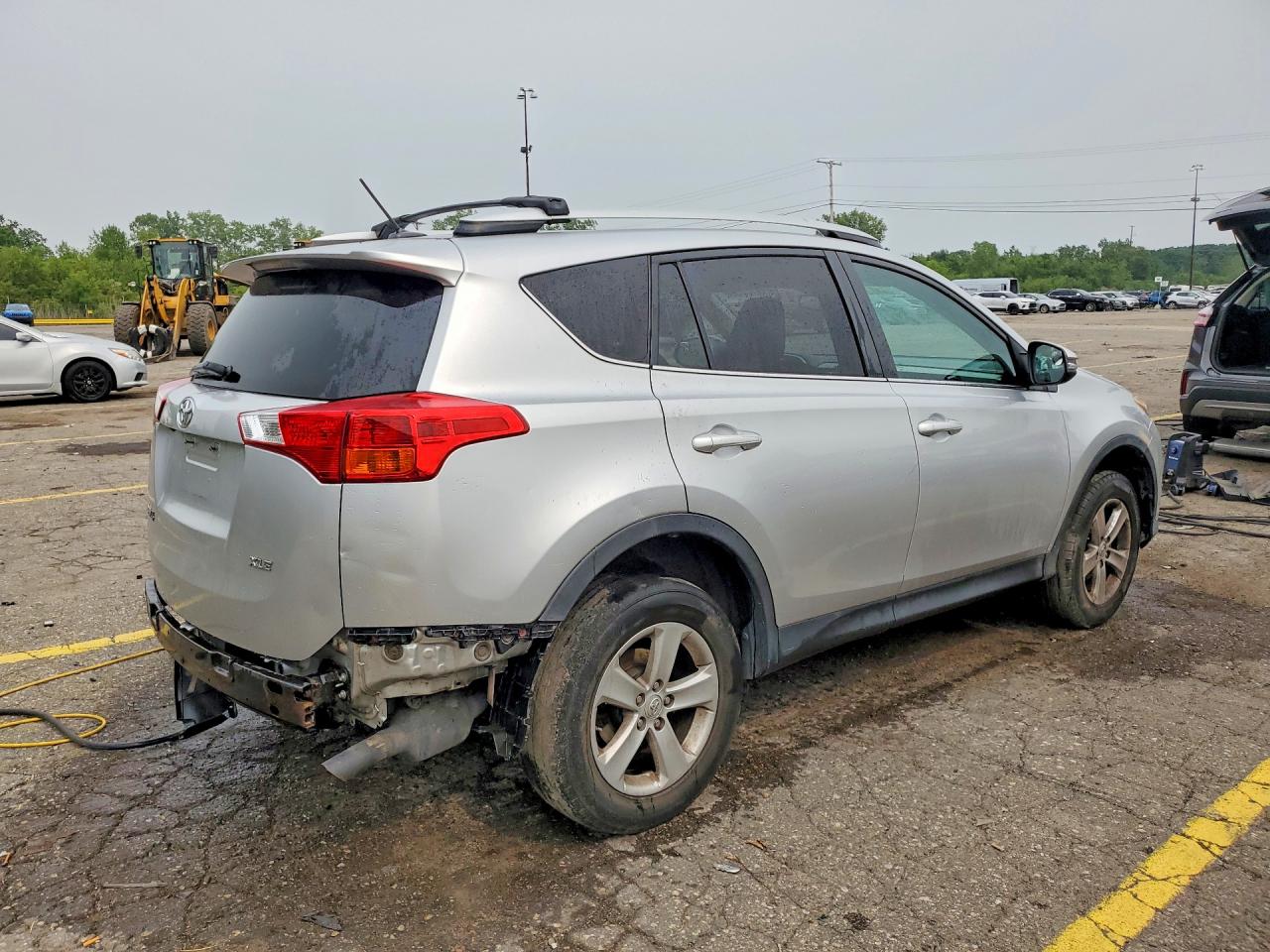 2014 Toyota Rav4 Xle Silver vin: 2T3WFREV4EW093688