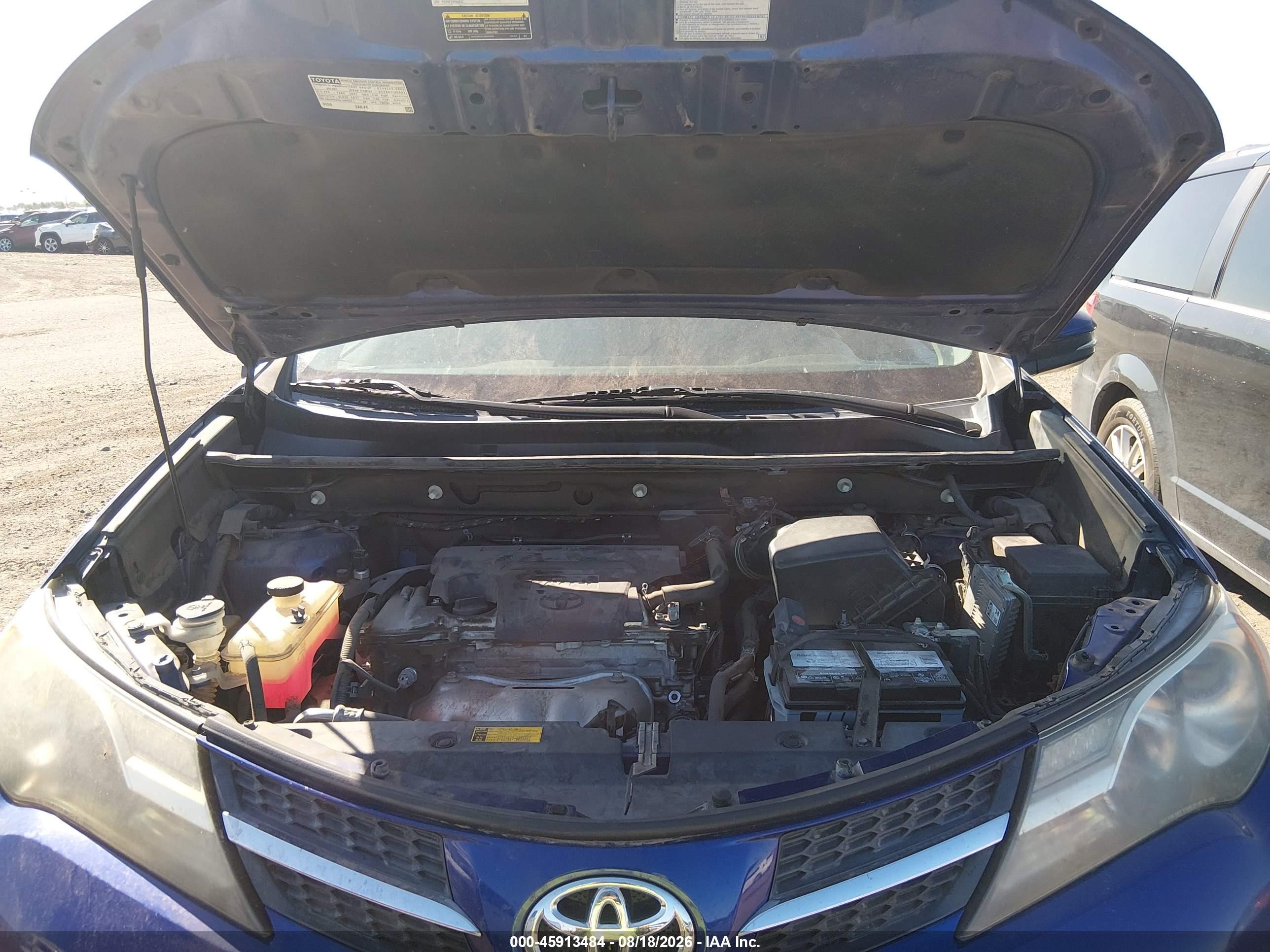 2014 Toyota Rav4 Xle Blue vin: 2T3WFREV4EW097935