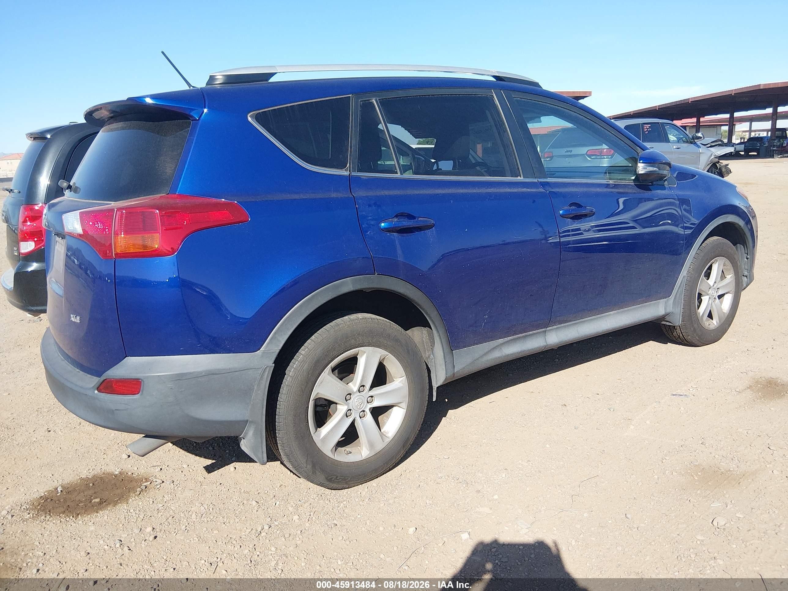 2014 Toyota Rav4 Xle Blue vin: 2T3WFREV4EW097935
