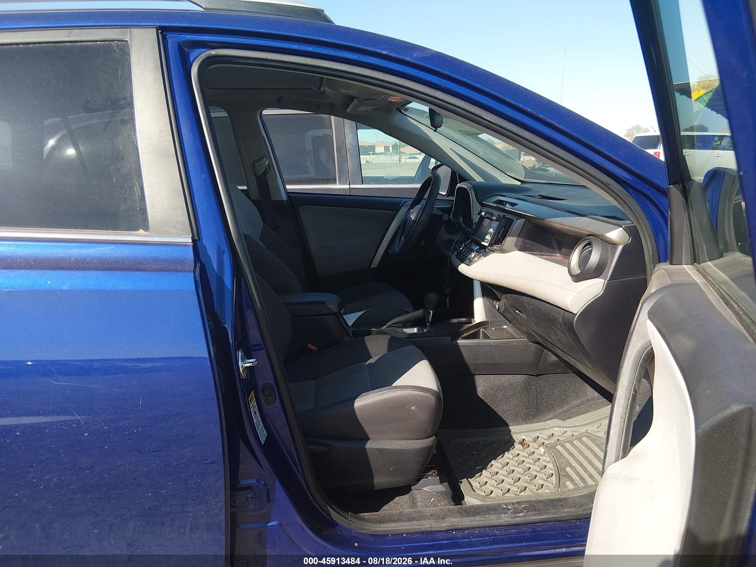 2014 Toyota Rav4 Xle Blue vin: 2T3WFREV4EW097935