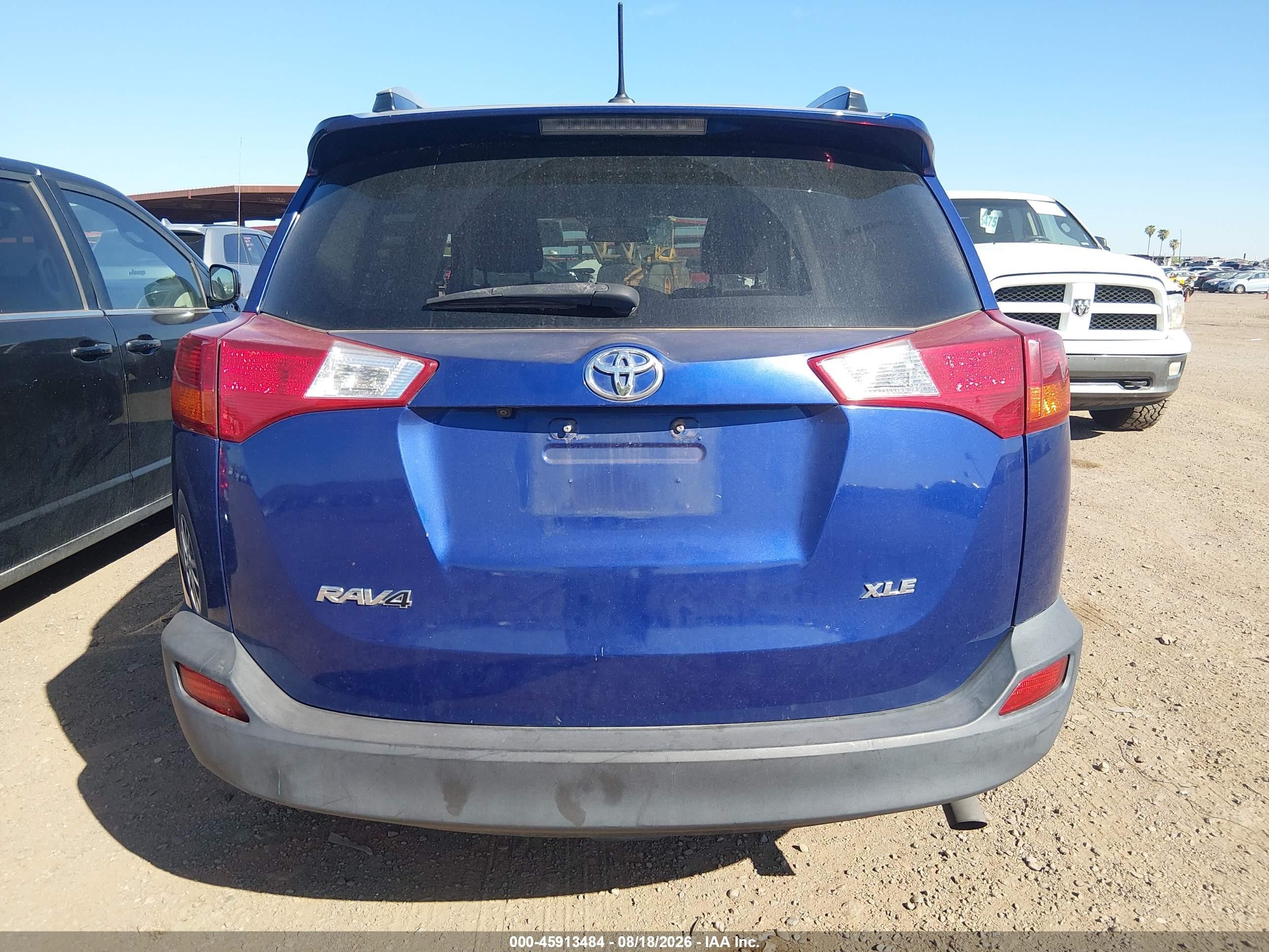 2014 Toyota Rav4 Xle Blue vin: 2T3WFREV4EW097935